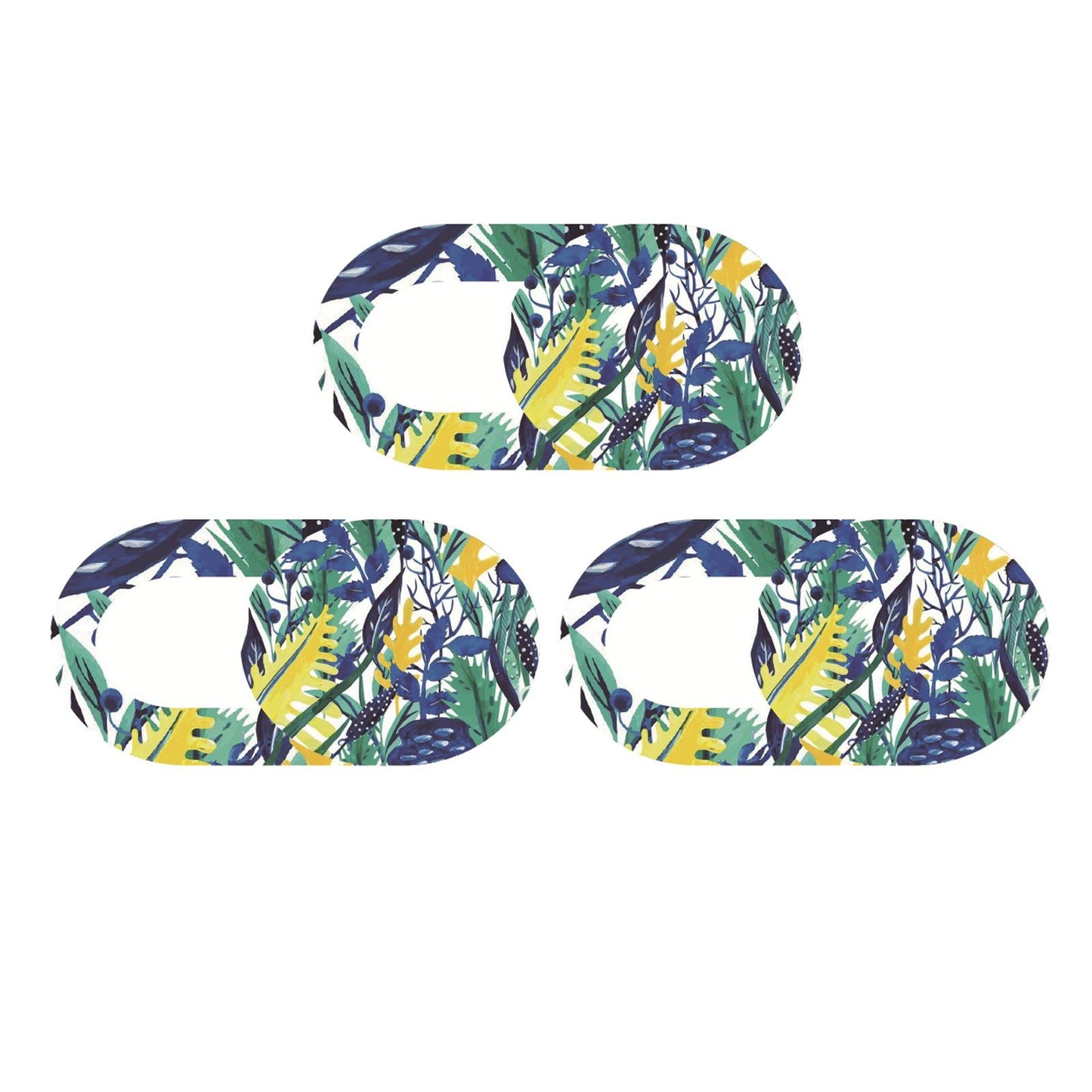 3 Pieces 0.7mm Web Camera Cover Slide Privacy Protector Flower A