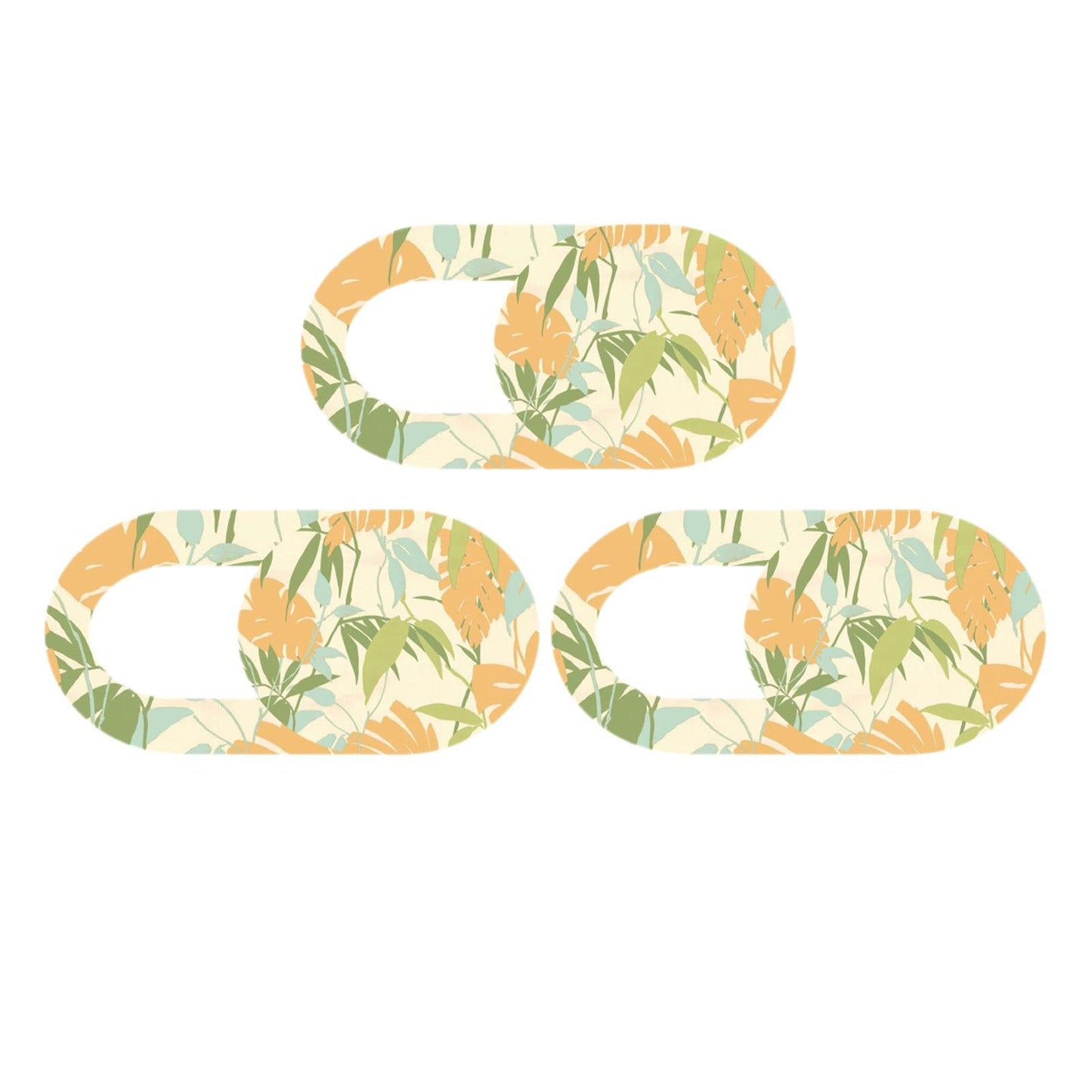 3 Pieces 0.7mm Web Camera Cover Slide Privacy Protector Flower C