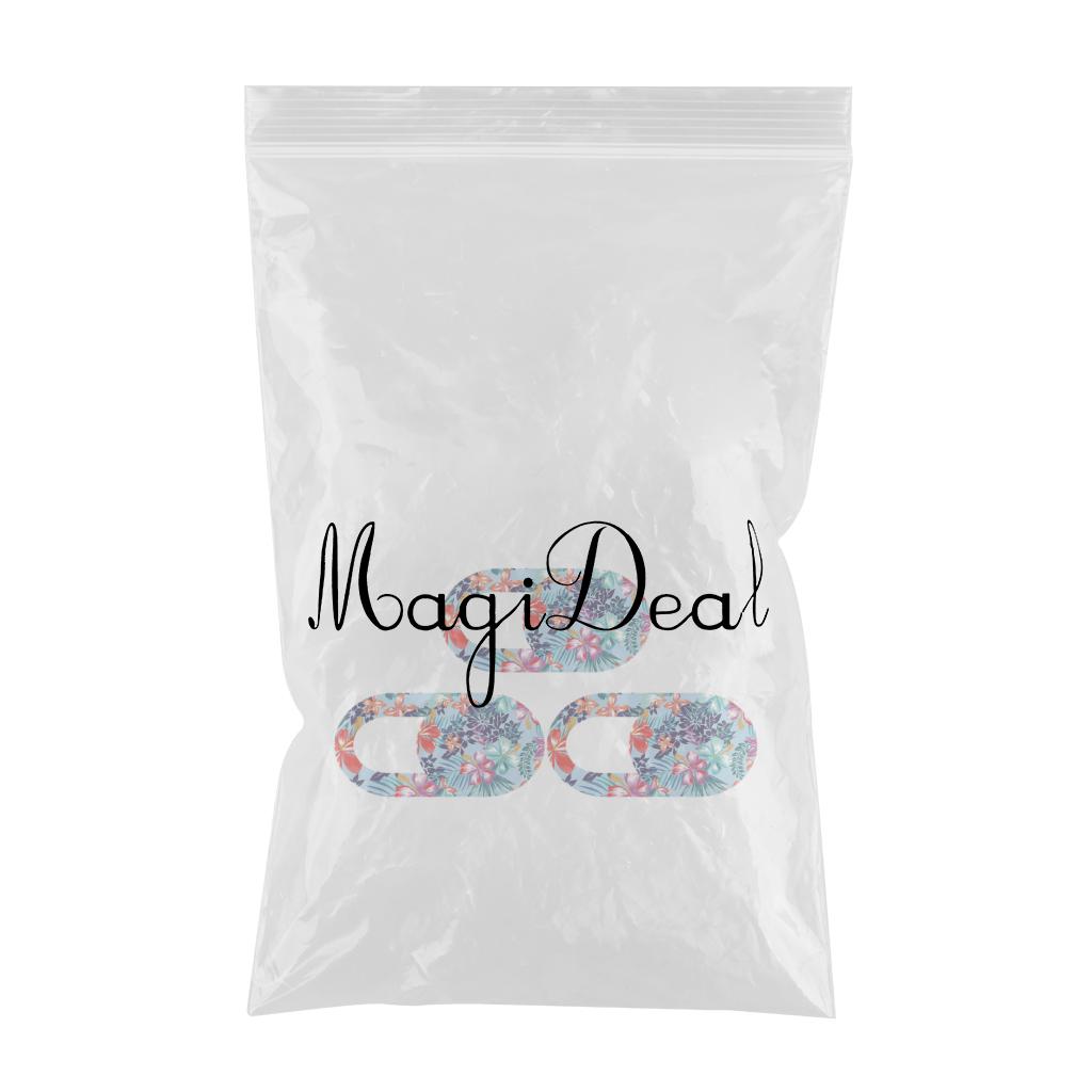 3 Pieces 0.7mm Web Camera Cover Slide Privacy Protector Flower D