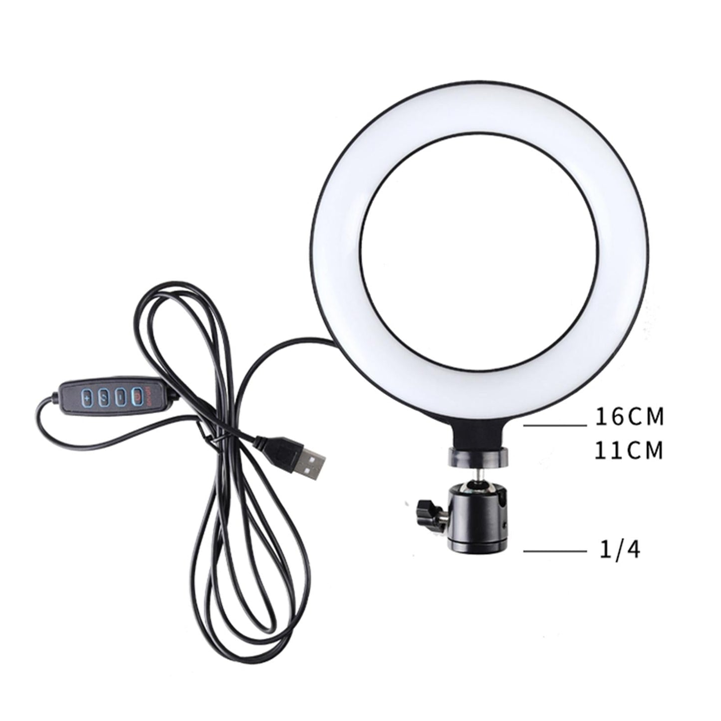 Universal Desk Clamp Mount Stand Holder for Phone DSLR Camera Ring Light B