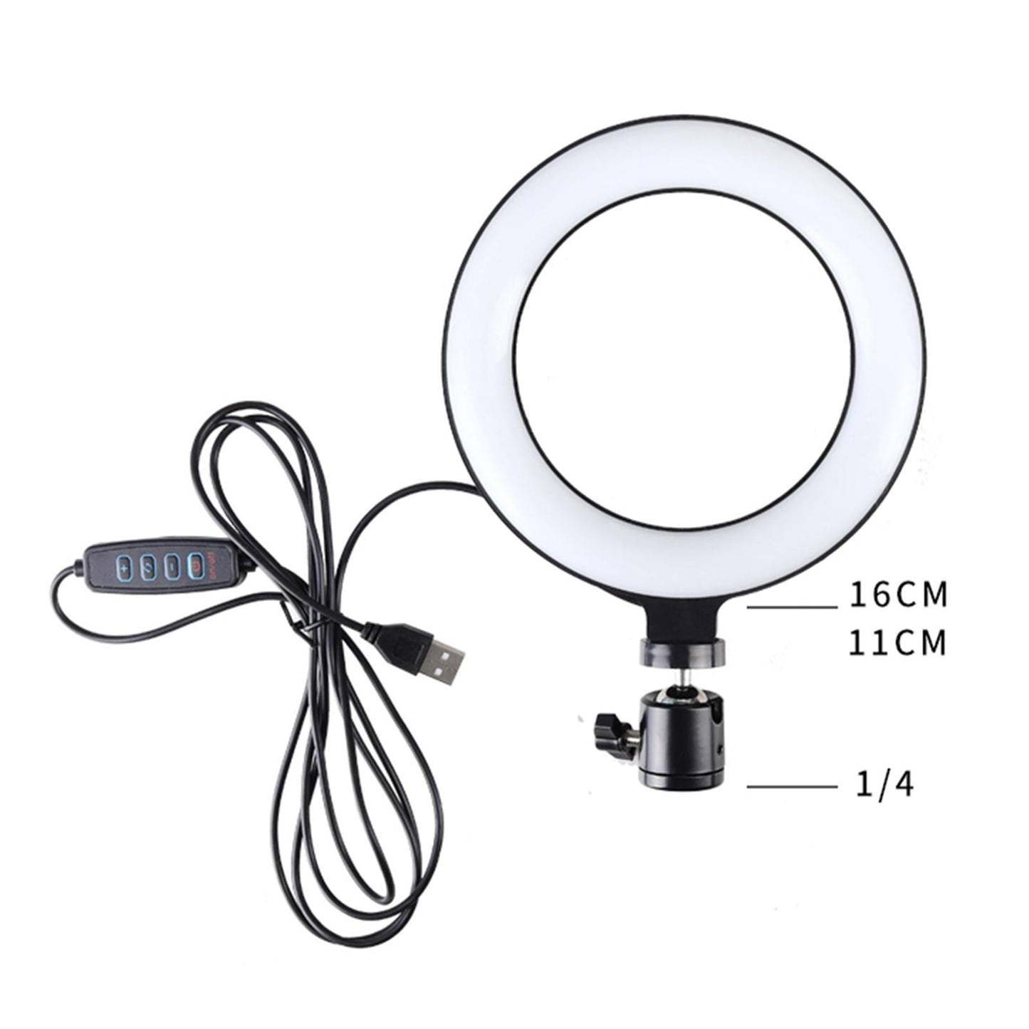 Universal Desk Clamp Mount Stand Holder for Phone DSLR Camera Ring Light C