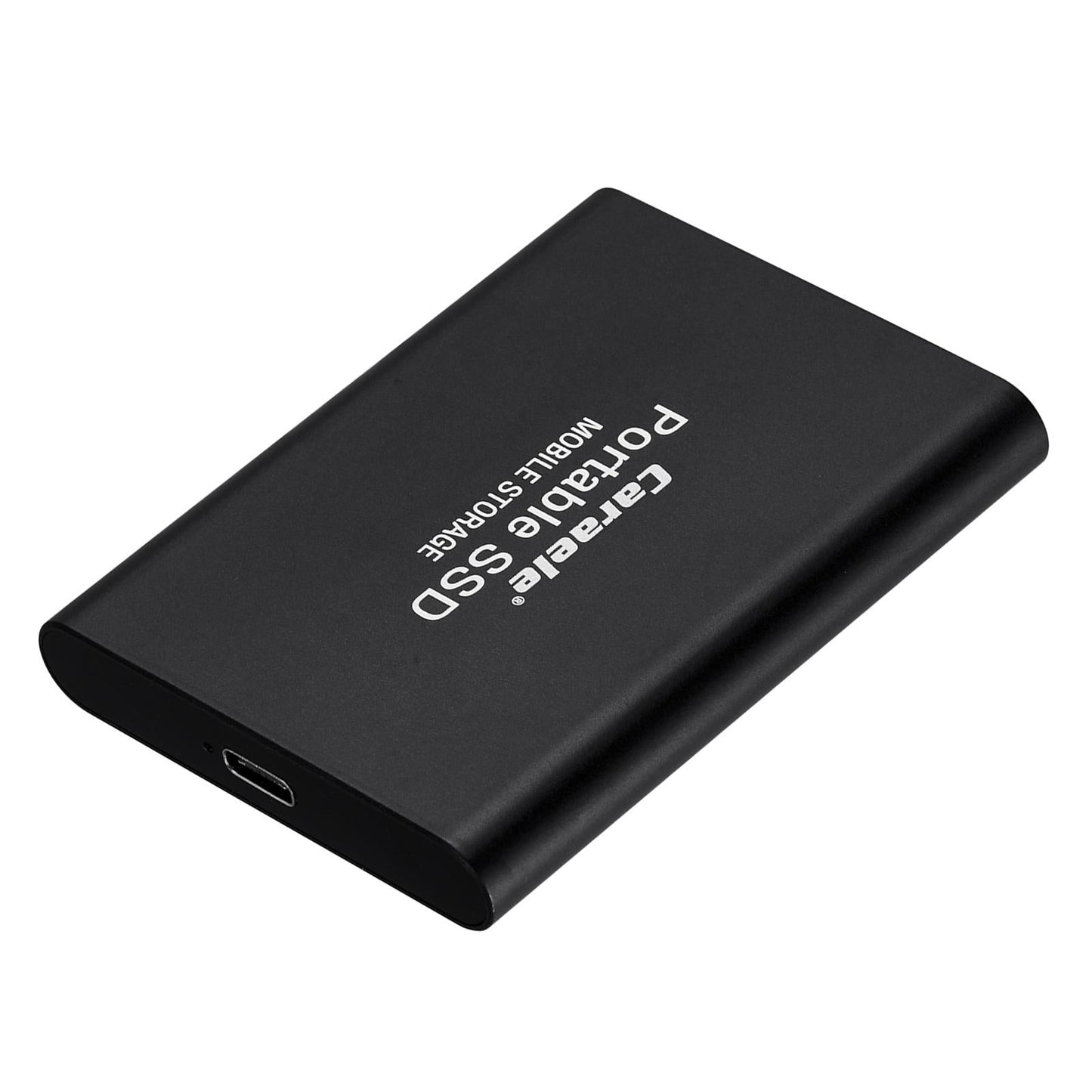 Aluminum Alloy USB 3.0 500GB SSD External Portable USB 3.1 Gen-1 USB-C black