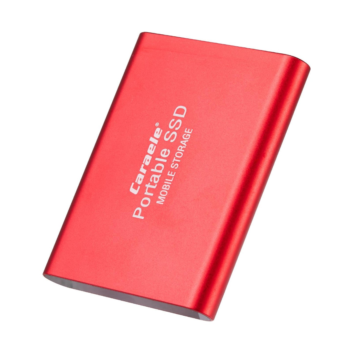Aluminum Alloy USB 3.0 500GB SSD External Portable USB 3.1 Gen-1 USB-C red