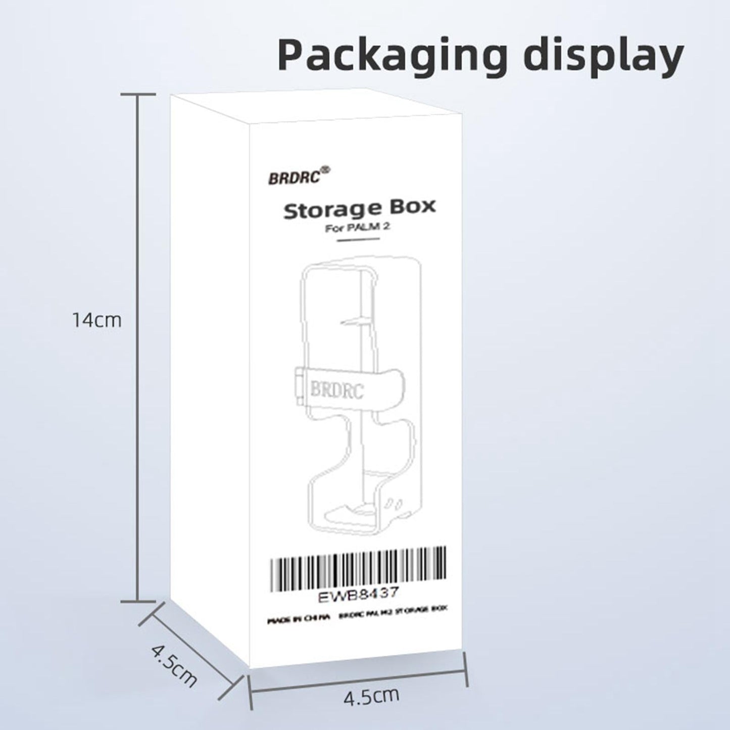 Portable Hard Carrying Case Storage Box Compatible with FIMI PALM 2 Camera A