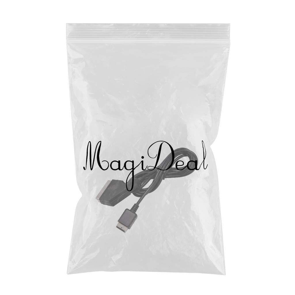 1.8m RGB Cable TV AV Replaces for PS2 3 Line Console Only supports PAL