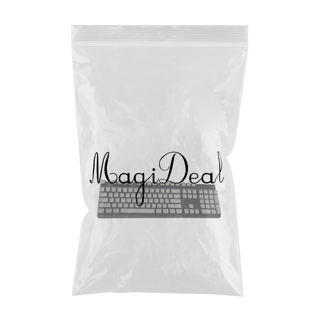 PBT Pudding Keycap Set for Cherry MX Mechanical Keyboard Silver Grey Black