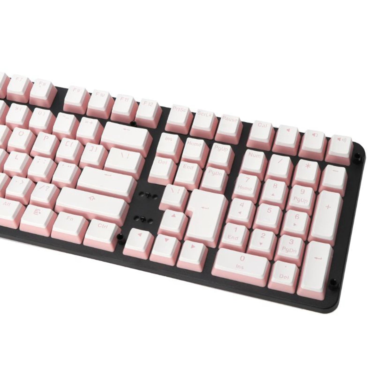 PBT Pudding Keycaps Set Replacements for Cherry MX Mechanical Keyboard Pink