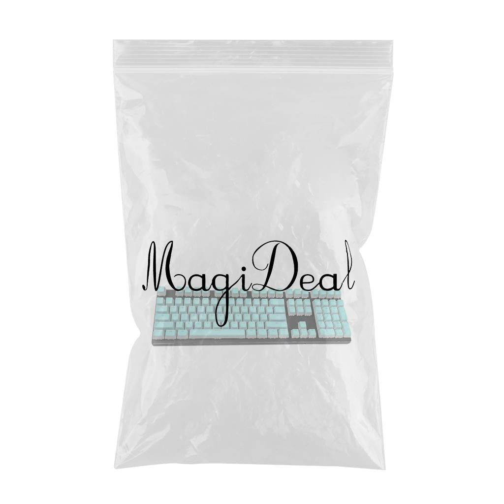 PBT Pudding Keycaps Set Replacements for Cherry MX Mechanical Keyboard Blue