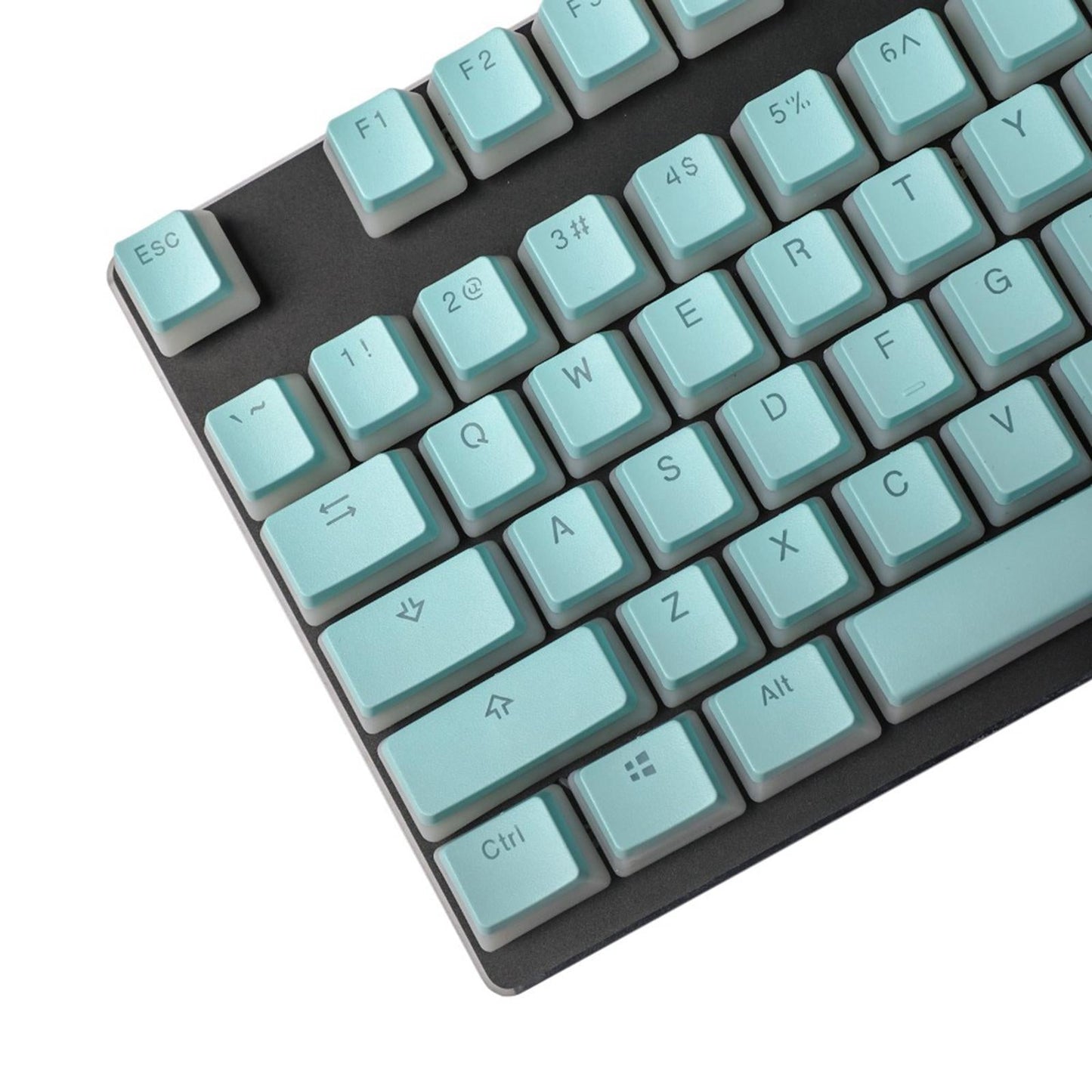 PBT Pudding Keycaps Set Replacements for Cherry MX Mechanical Keyboard Blue