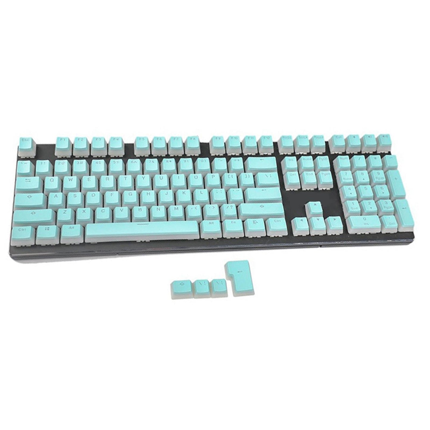 PBT Pudding Keycaps Set Replacements for Cherry MX Mechanical Keyboard Blue