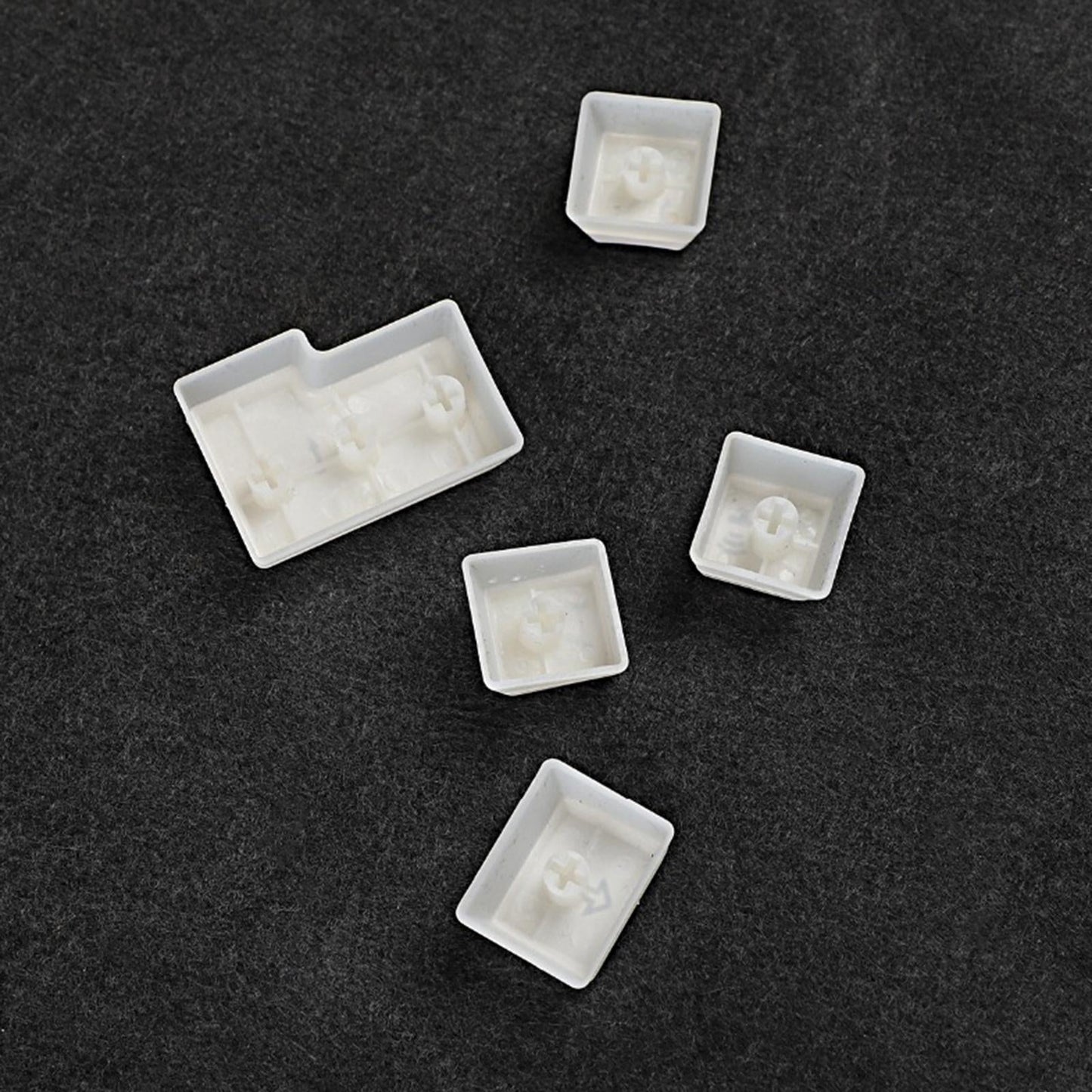 108 Key Keycaps PBT Pudding Keycaps for Cherry MX Mechanical Keyboard White