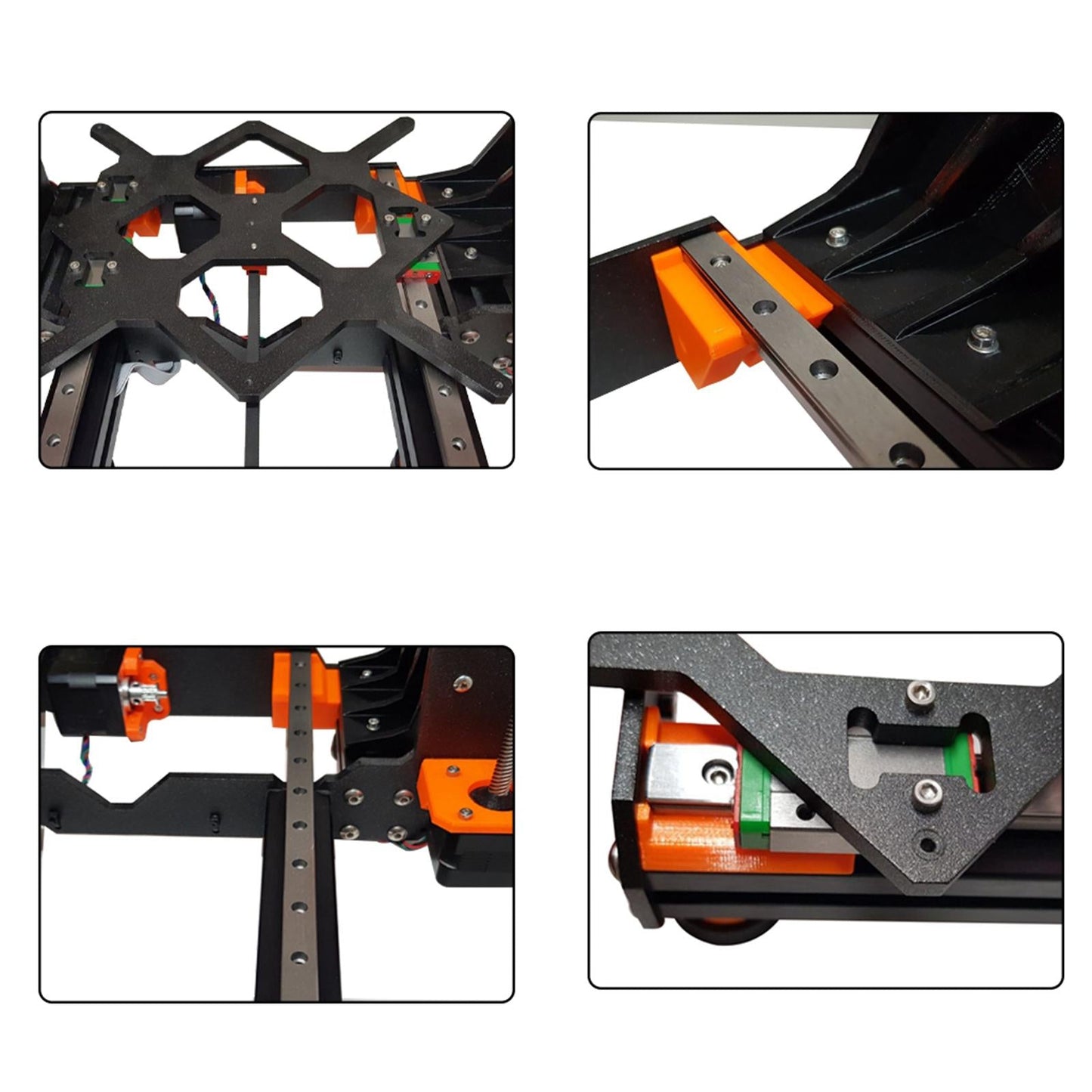 Upgrade Y a-x-i-s Linear Rail Guide Support Kit Compatible for Prusa i3 mk3s