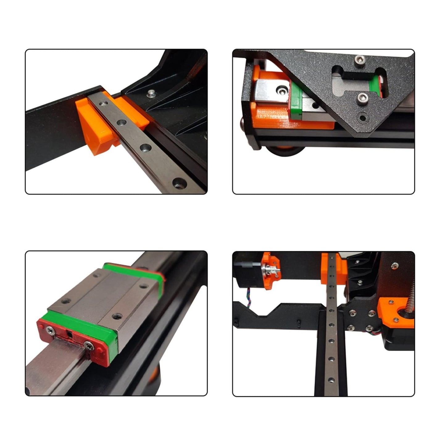 1Set X A-x-i-s Linear Rail Guide Support Kit for Prusa i3 mk3s Accessories