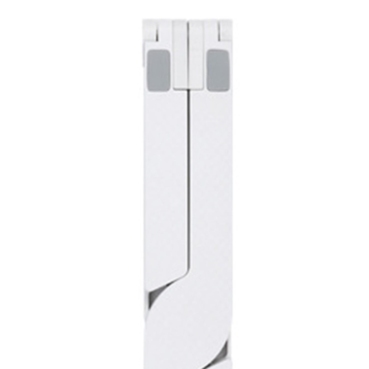 Ventilated Foldable Laptop Stand Tray Mount Heightening Bracket Cooling Rack White