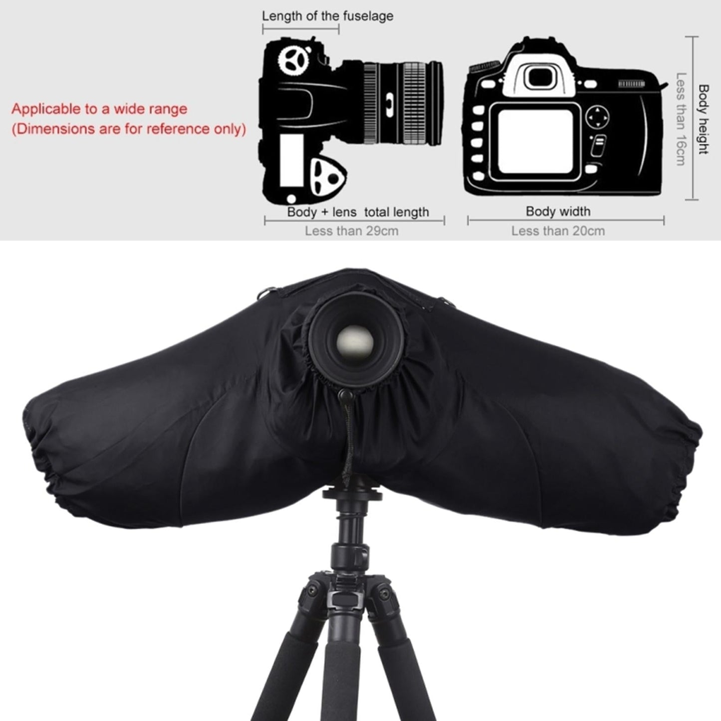 Waterproof Camera Rain Cover Protector Photography Raincover Sleeve Coat Bag