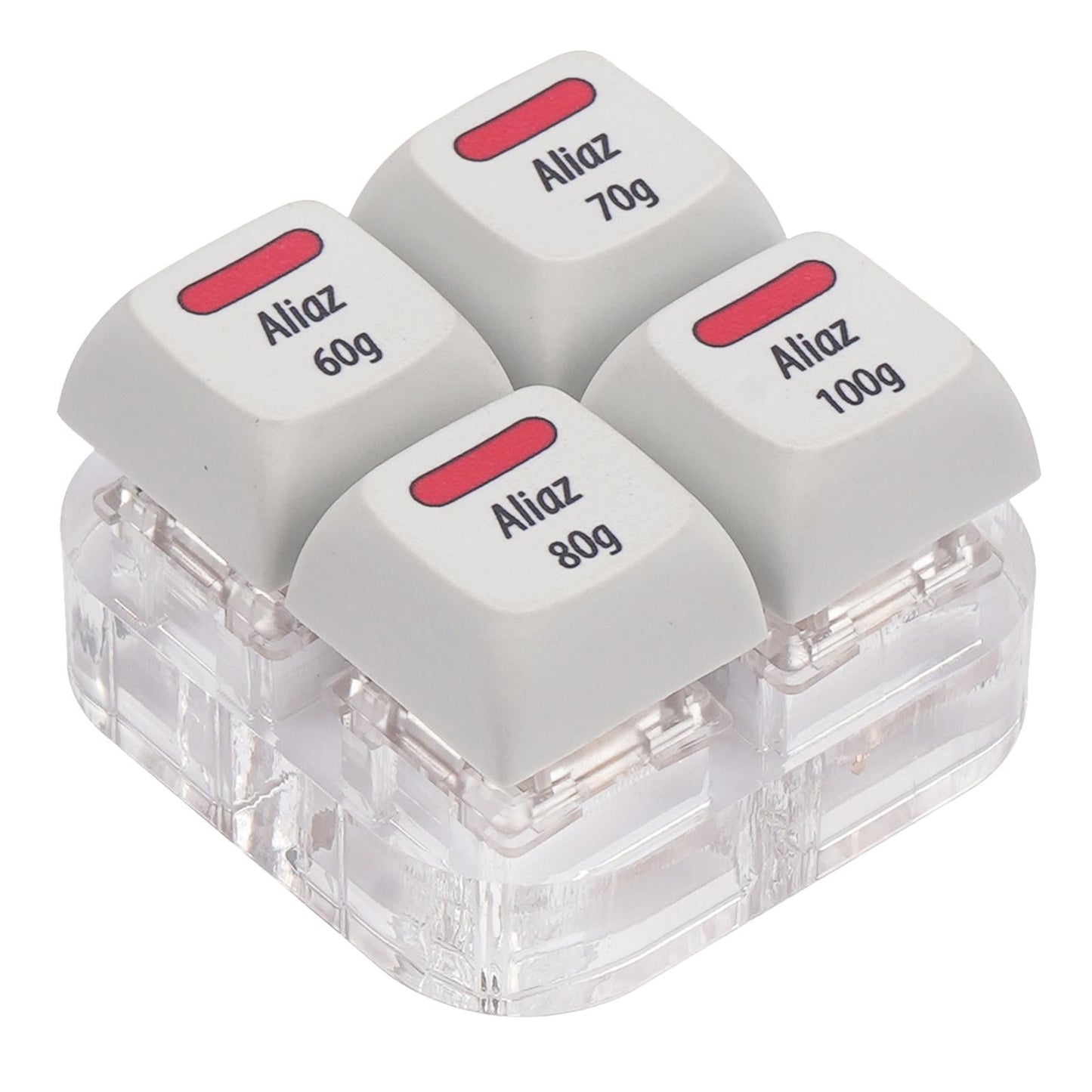 4 Keys Keycaps Mechanical Keyboard Switch Tester Testing Tool w/Acrylic Base