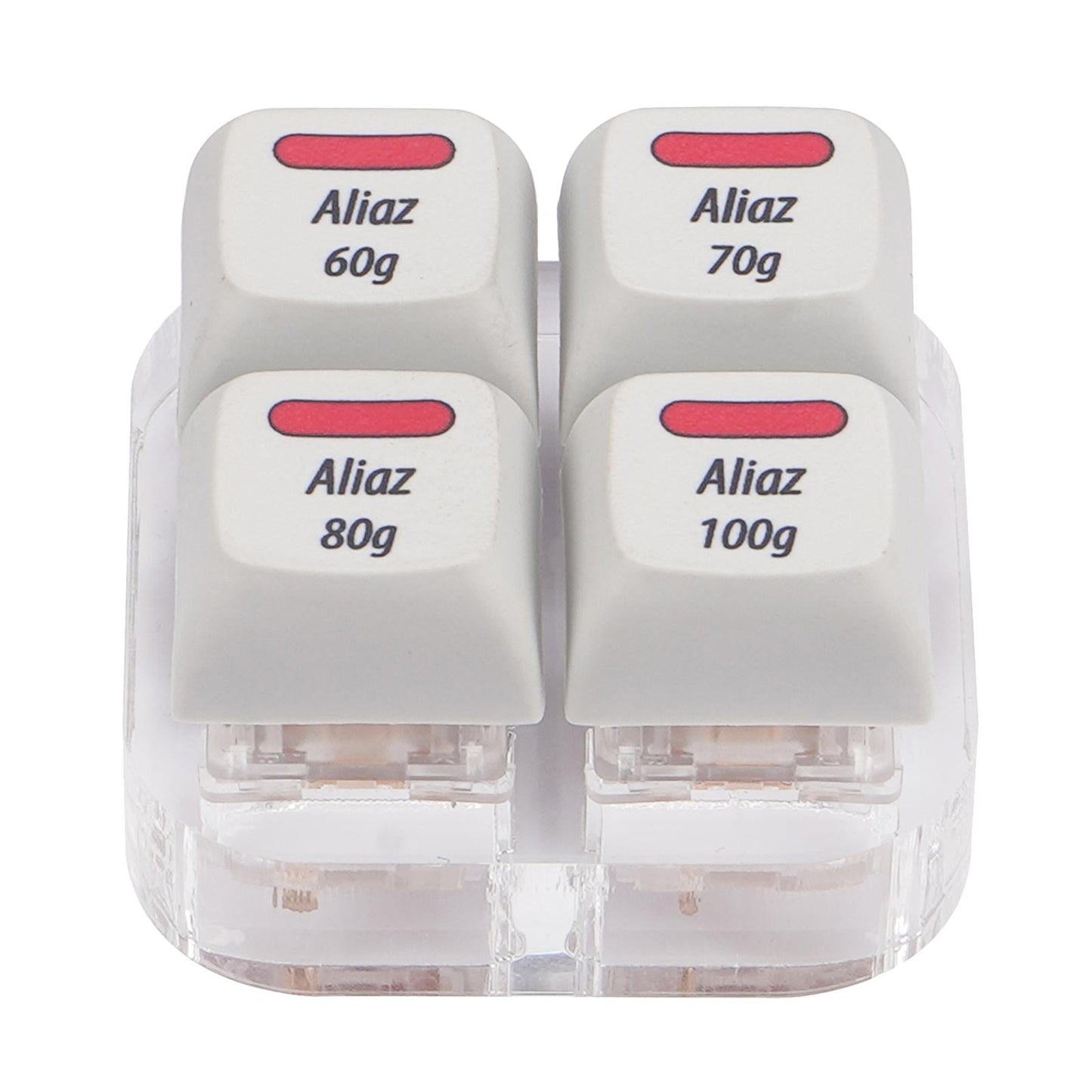 4 Keys Keycaps Mechanical Keyboard Switch Tester Testing Tool w/Acrylic Base