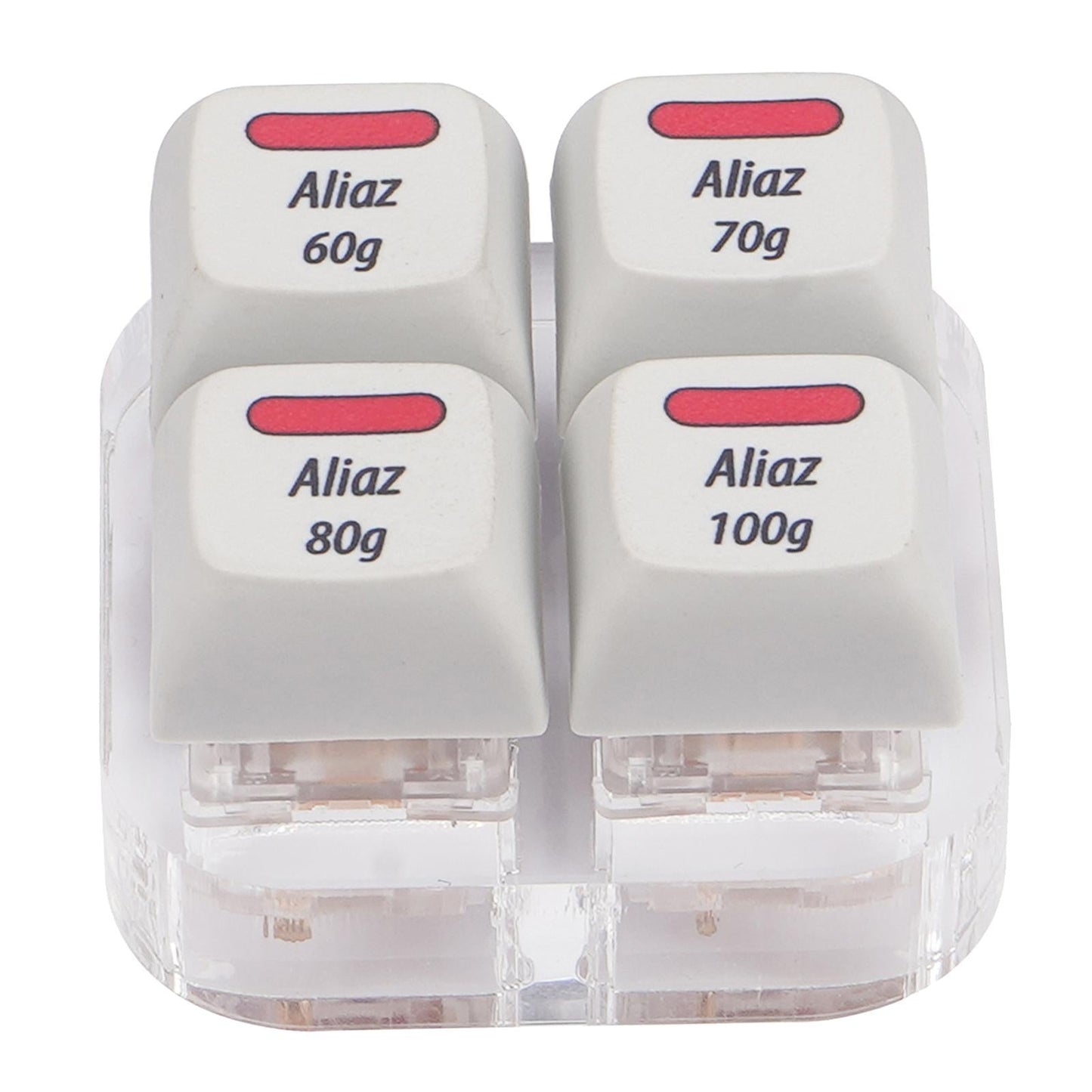 4 Keys Keycaps Mechanical Keyboard Switch Tester Testing Tool w/Acrylic Base