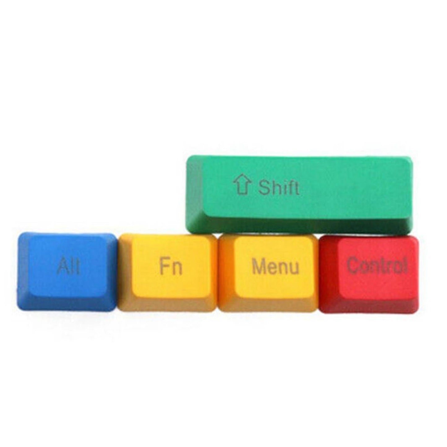 Upgraded PBT Pudding Thick RGBY Keycaps for Mechanical Keyboards A