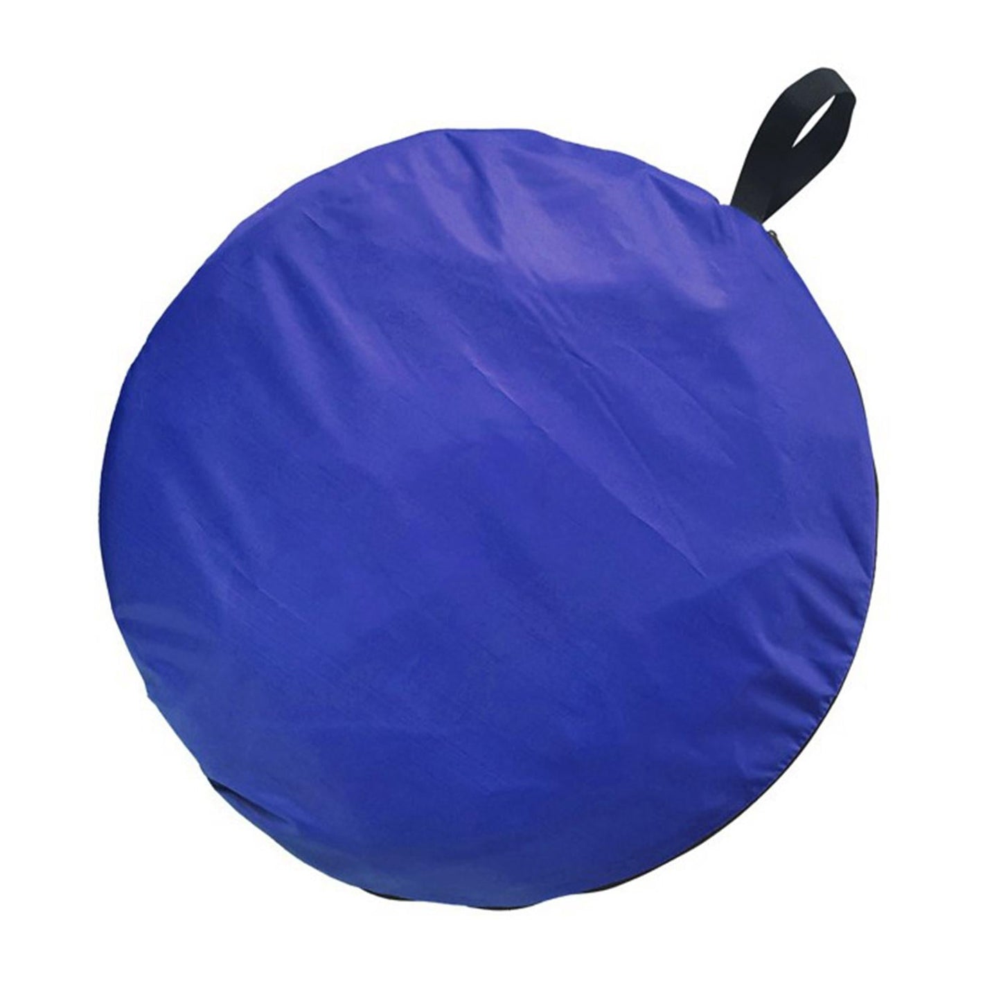 2-in-1 Blue Screen Round Cloth Fix on Chair for Zoom Video Photography
