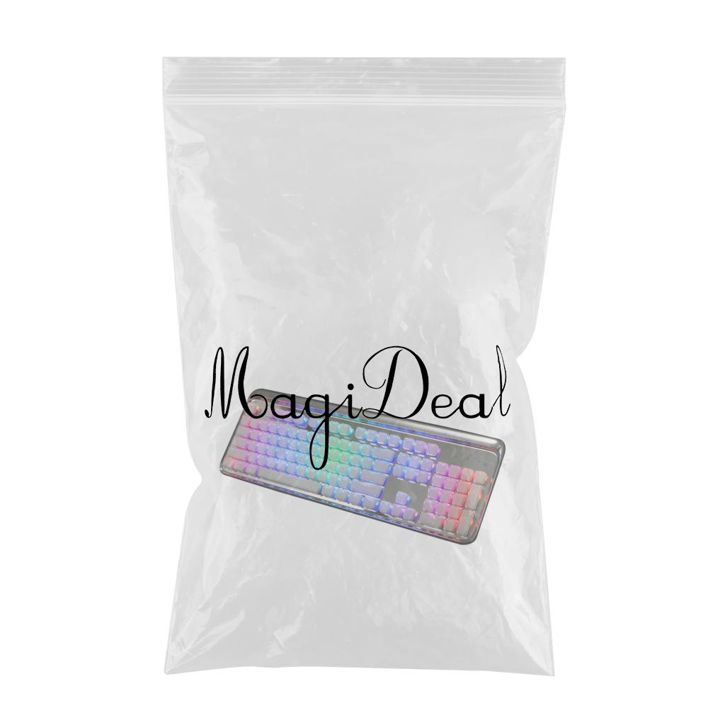 Pudding Keycaps for Mechanical Keyboards Full 108 Key Set white