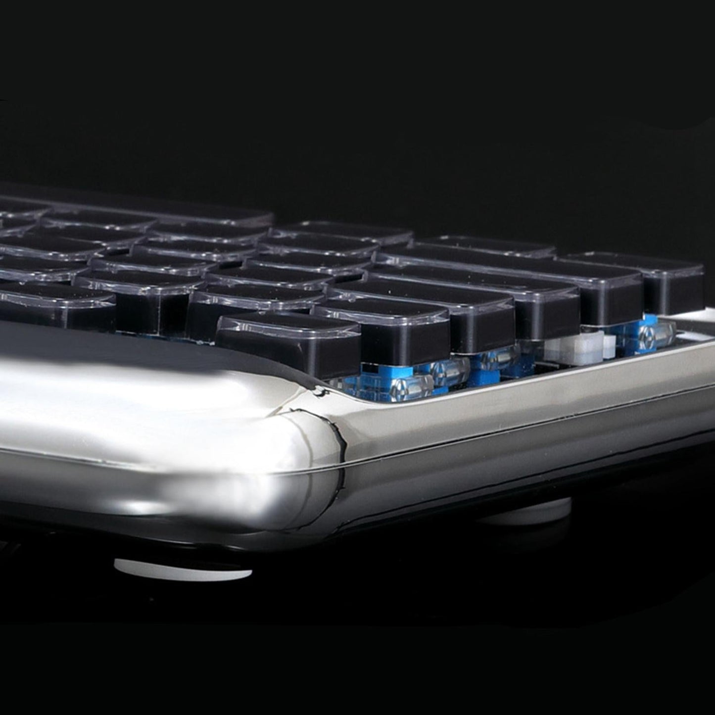 Pudding Keycaps for Mechanical Keyboards Full 108 Key Set black