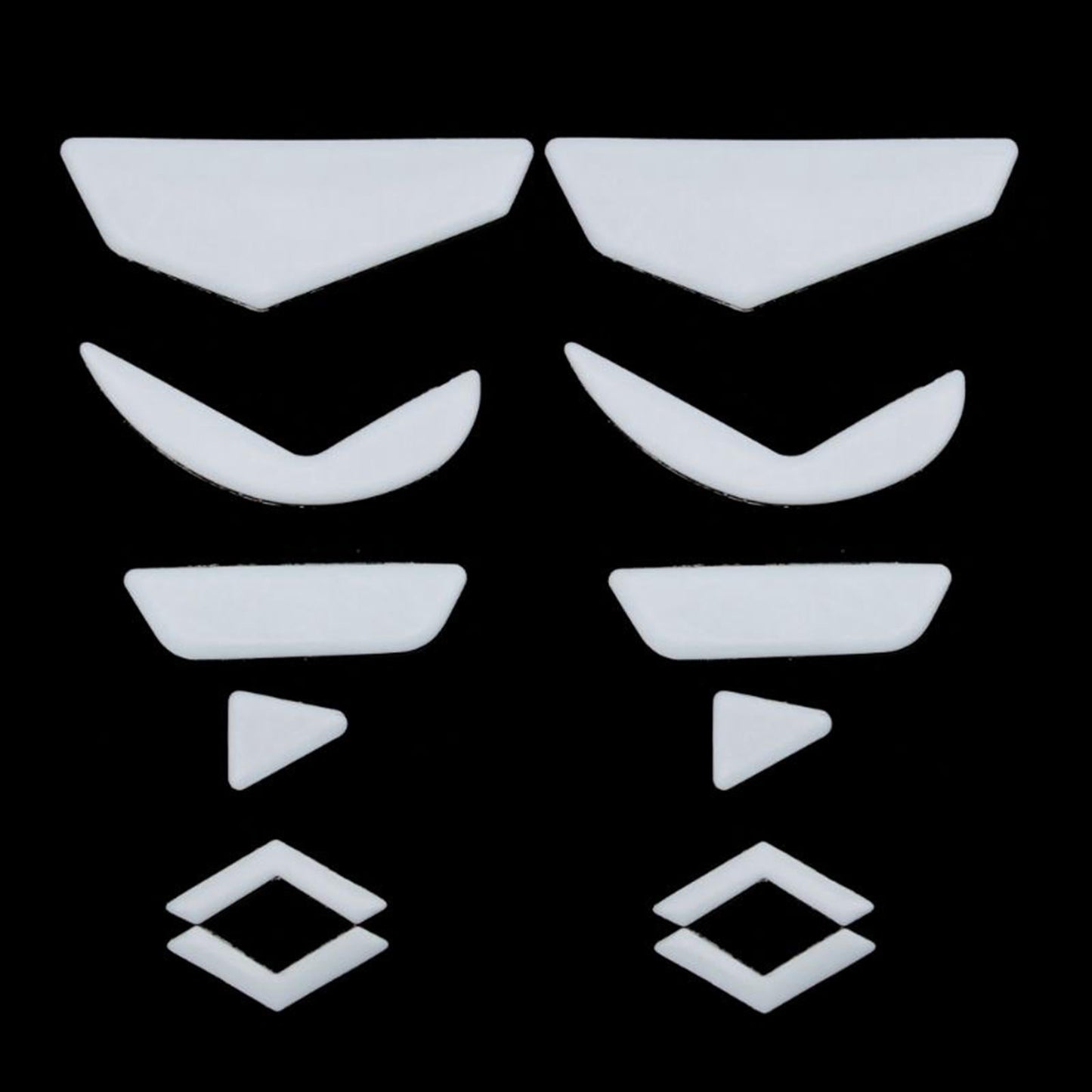 Rounded Curved Edges Mouse Feet for Logitech G502 / G502 RGB Replacement