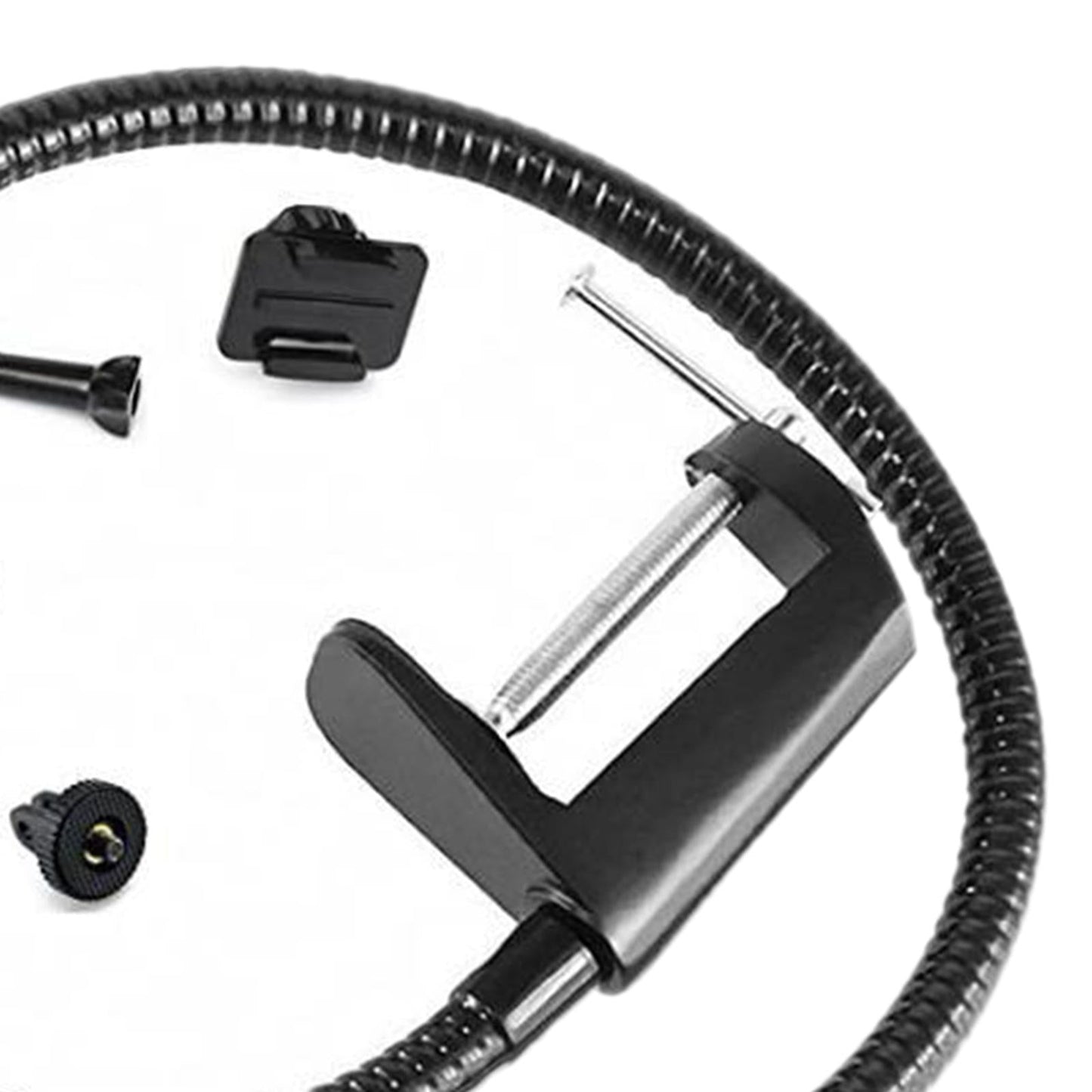 Adjustable Webcam Stand Camera Phone Holder Gooseneck Desk Mount 38cm Tube