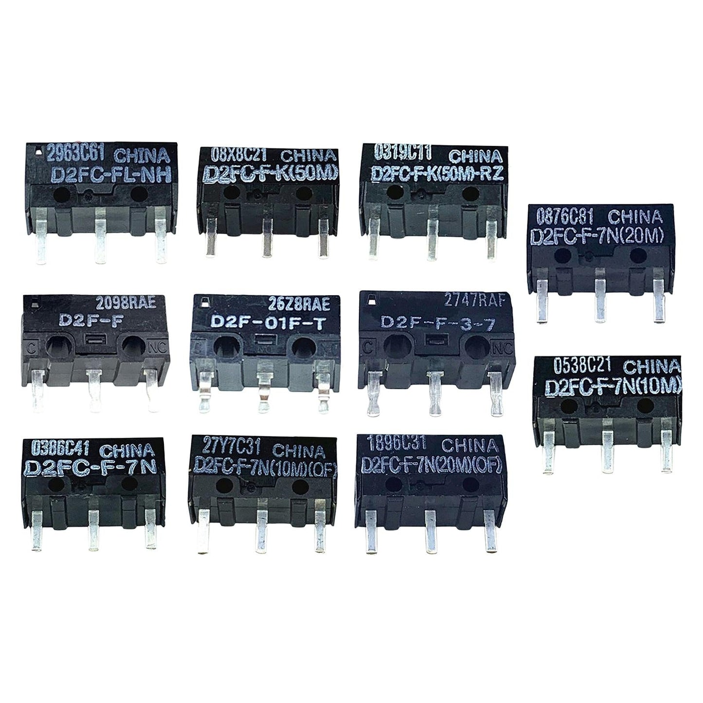 Micro Switch Microswitch Switches for Mouse Mice D2FC-F-7N