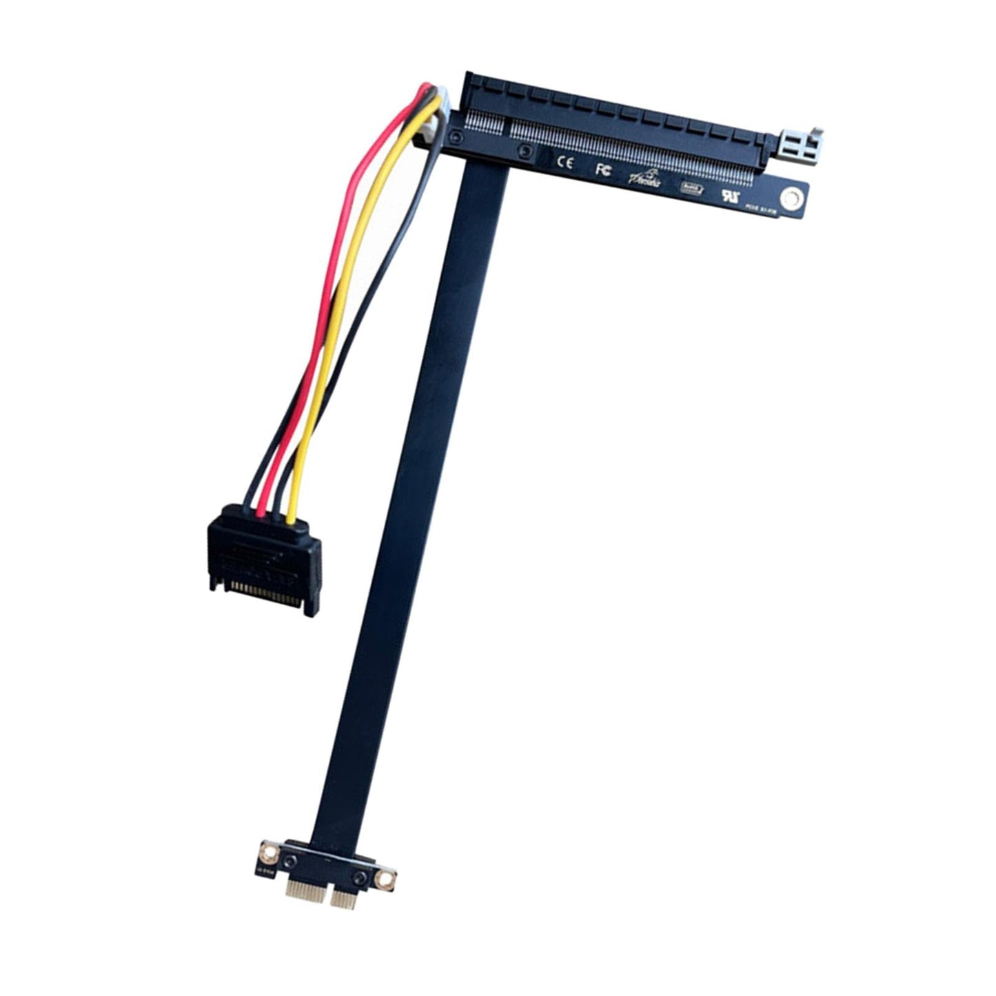 PCI-e 3.0 PCI Express Gen3 8Gbps 1X to 16X Extension Cable 180 Degree 20cm B