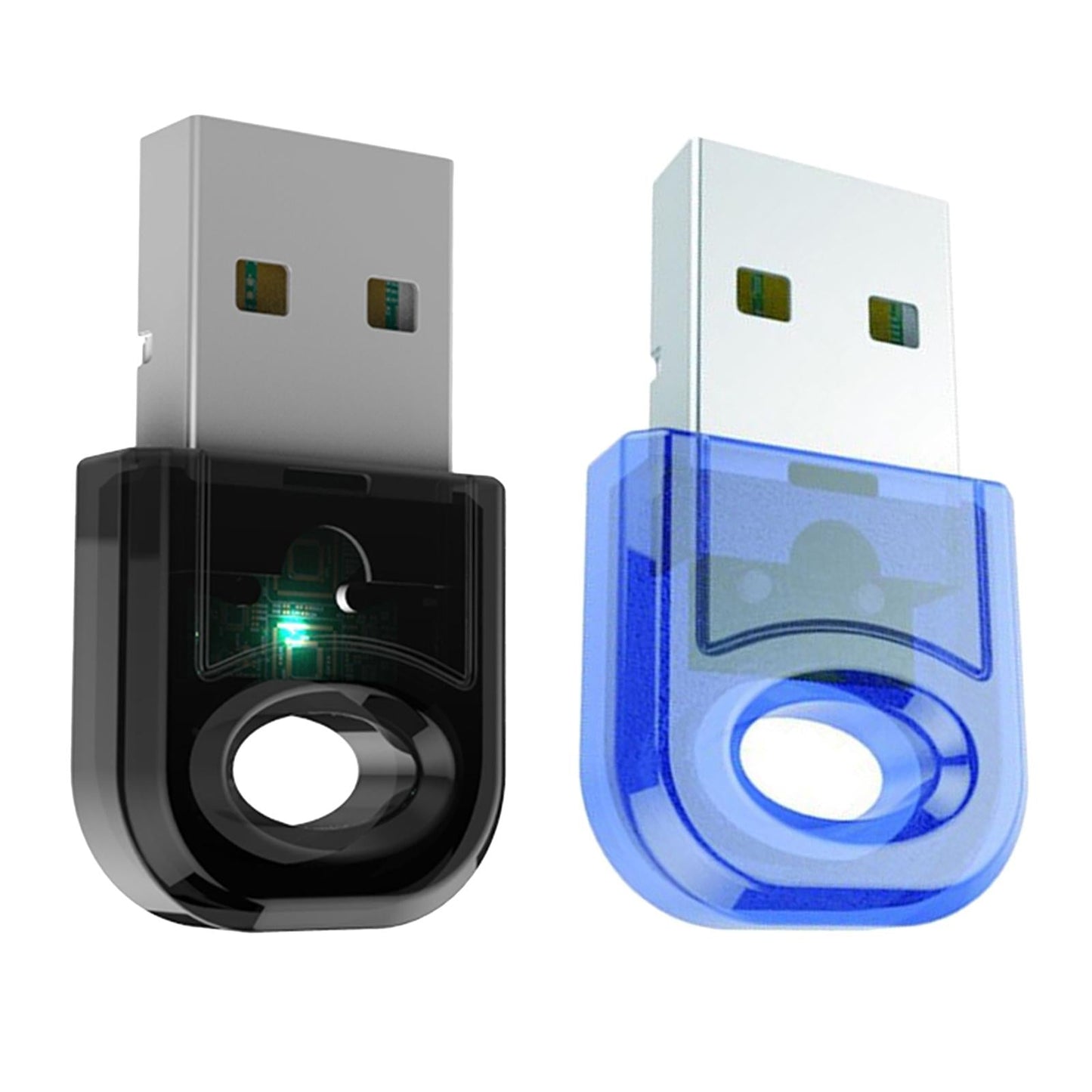 Wireless USB Bluetooth 5.0 Dongle Adapter For Windows 7 8 10 PC Laptop Blue