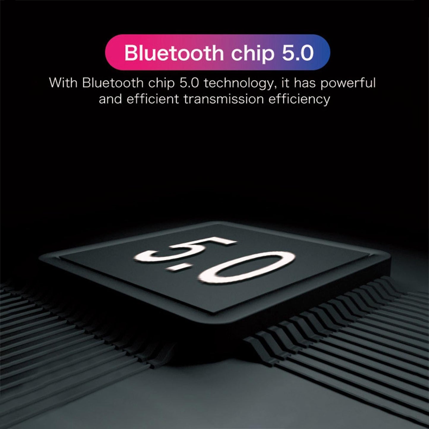 Wireless USB Bluetooth 5.0 Dongle Adapter For Windows 7 8 10 PC Laptop Black