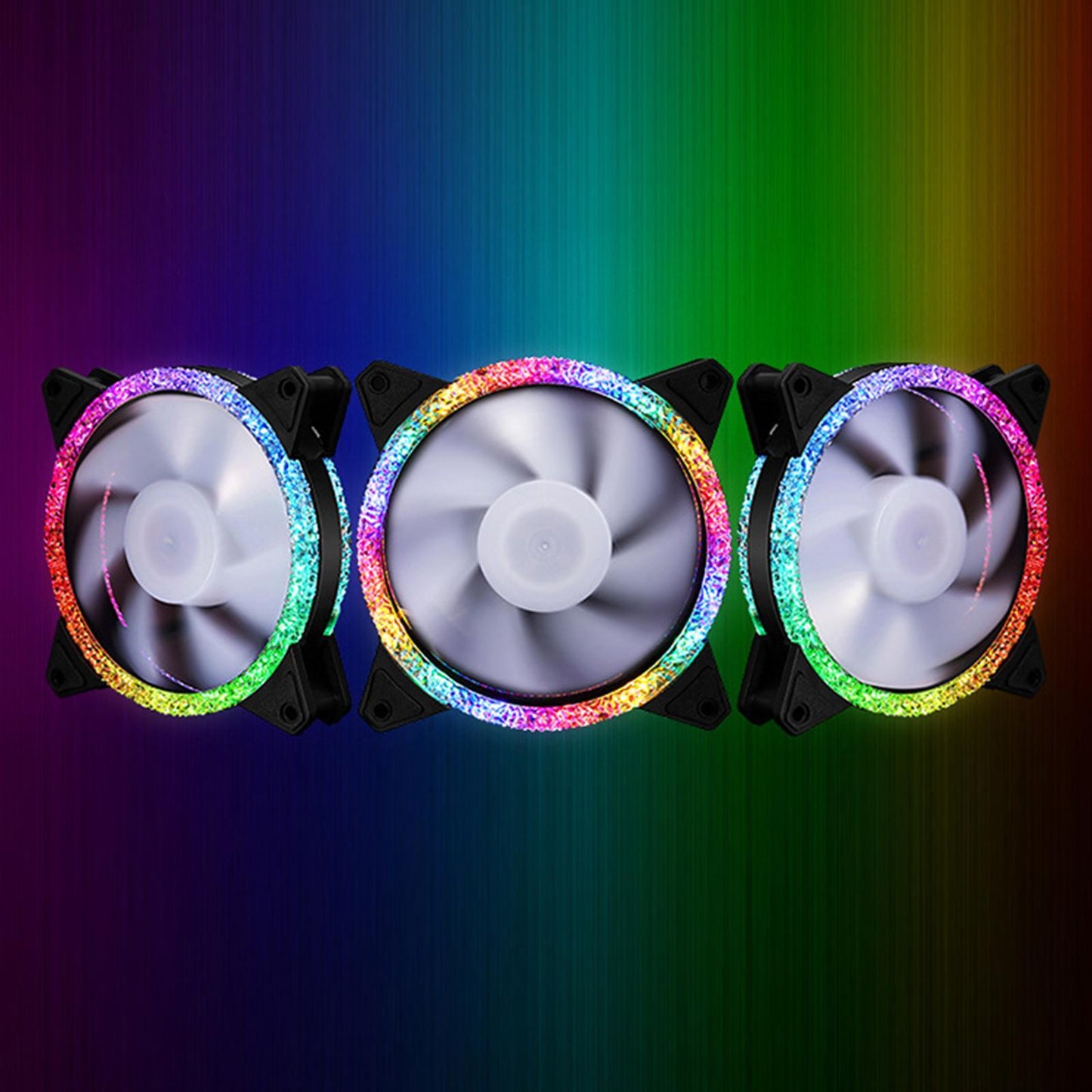 5V RGB Desktop Computer Cooler Fan Heatsink Fans 4P Self-control