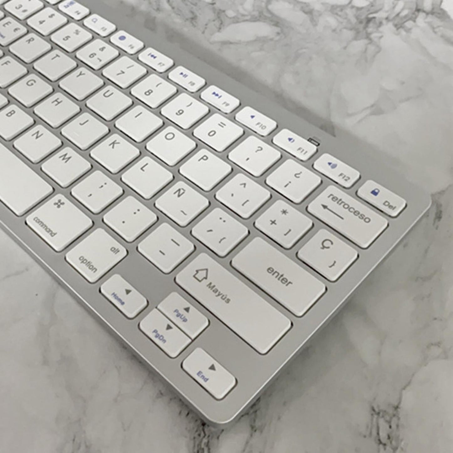 Wireless Keyboard 78-key Bluetooth Easy Use Wide Compatibility Spanish