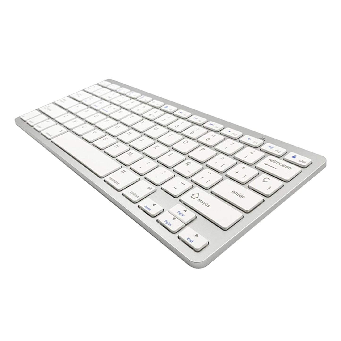 Wireless Keyboard 78-key Bluetooth Easy Use Wide Compatibility Spanish