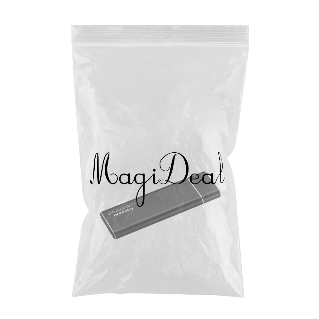 Portable SSD USB3.1 SSD Data Transfer Solid State Drive for Phone PC Black