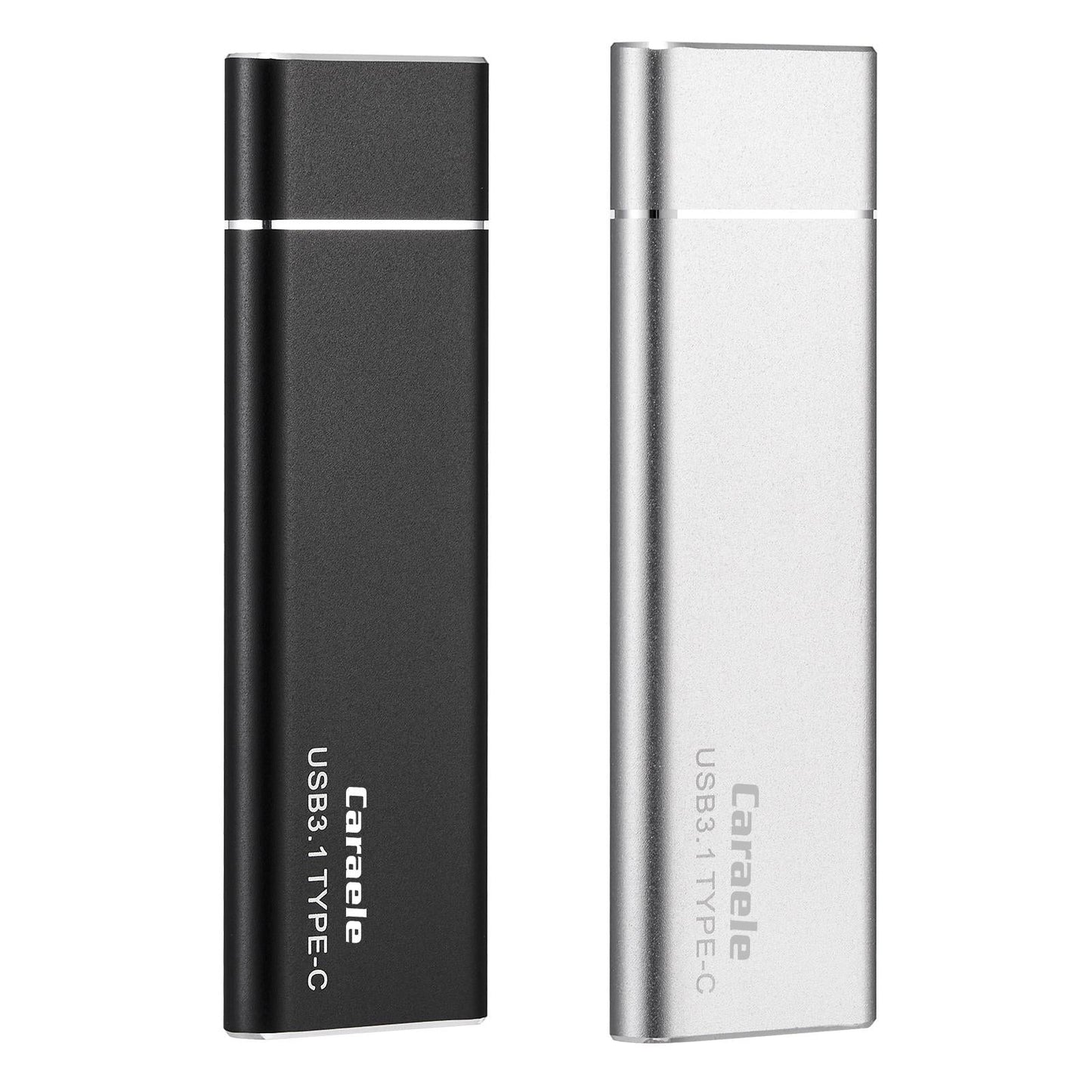 Portable SSD USB3.1 SSD Data Transfer Solid State Drive for Phone PC Black