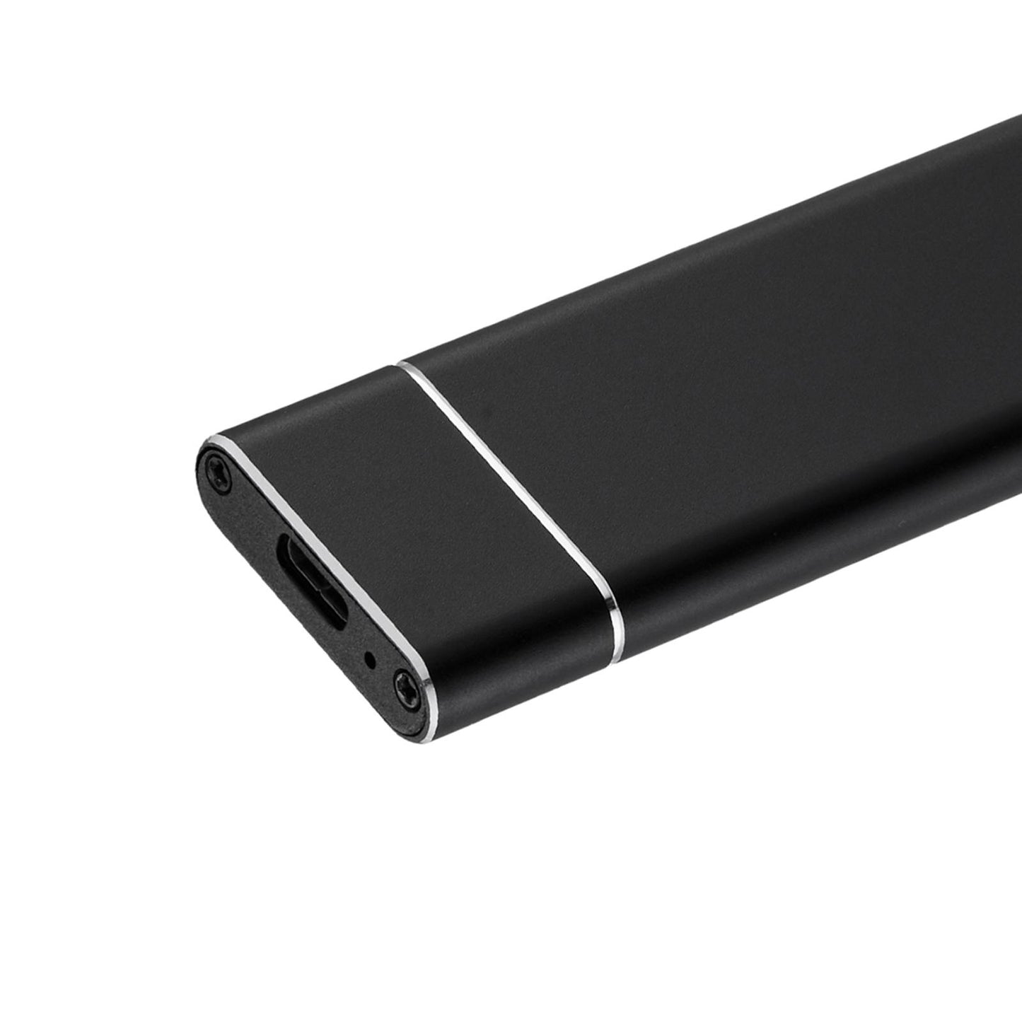 Portable 2TB External SSD Solid State Drive Typc C USB3.1 Compact Black