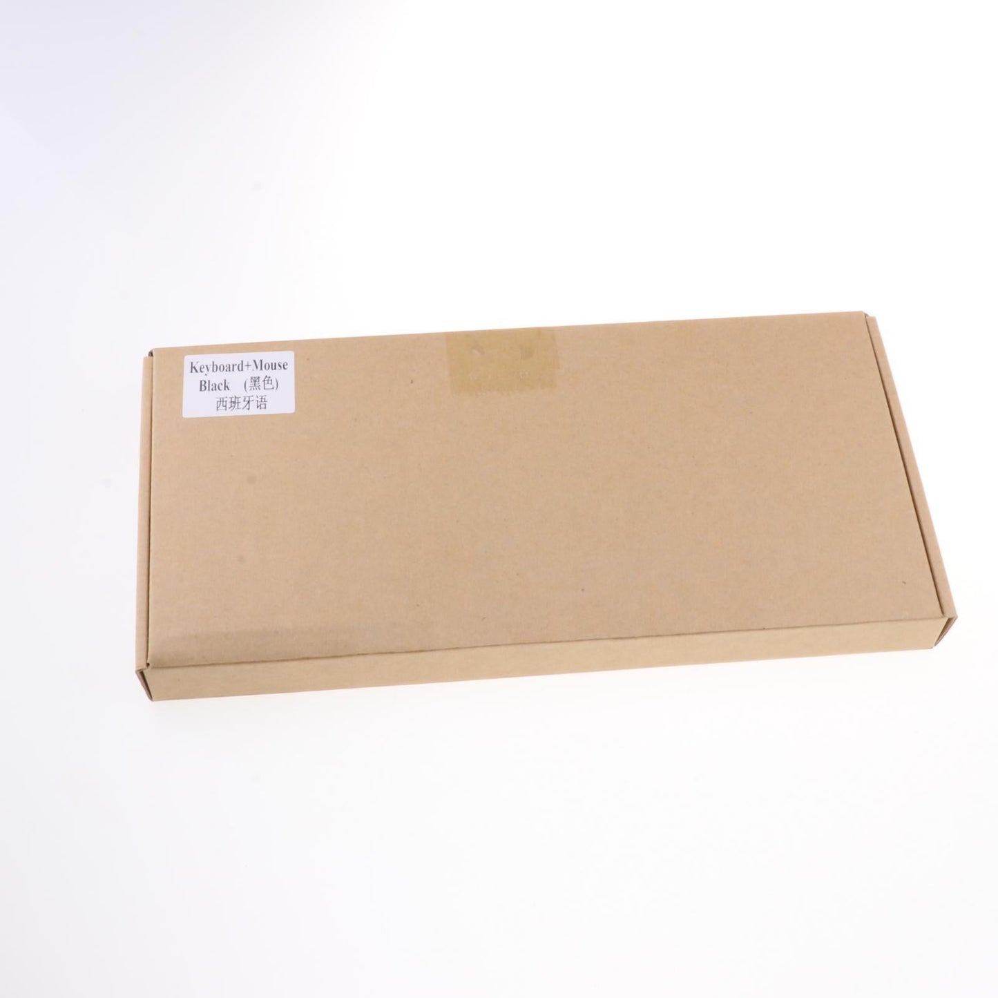 Portable Rechargeable Bluetooth Keyboard 78Keys Spanish for Desktop Black