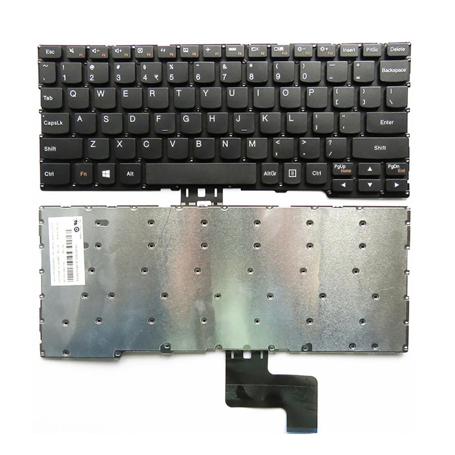 Replacement Laptop Keyboard US Layout Fit for Lenovo Yoga Black PK1319O1A00