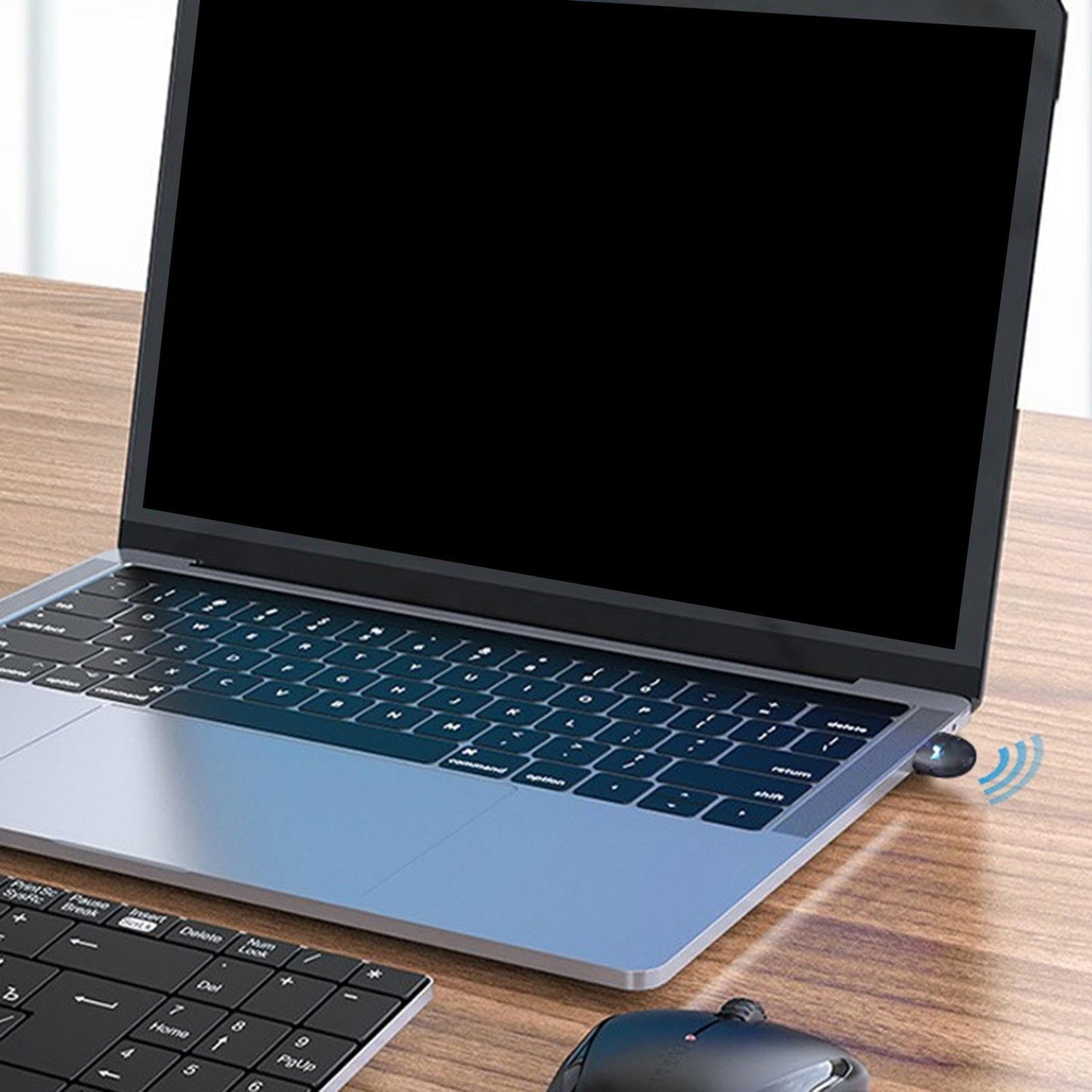 Bluetooth Transmitter MP3 Player Hands free Radio Adapter USB Adapter Black