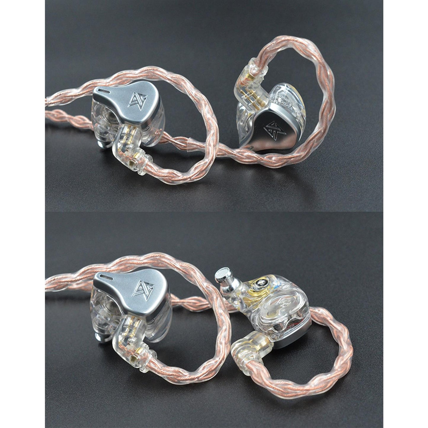 8Core Earphone Headset Cable & 3.5mm Gold-plated Plug Replace for KZ ZSX ZSN