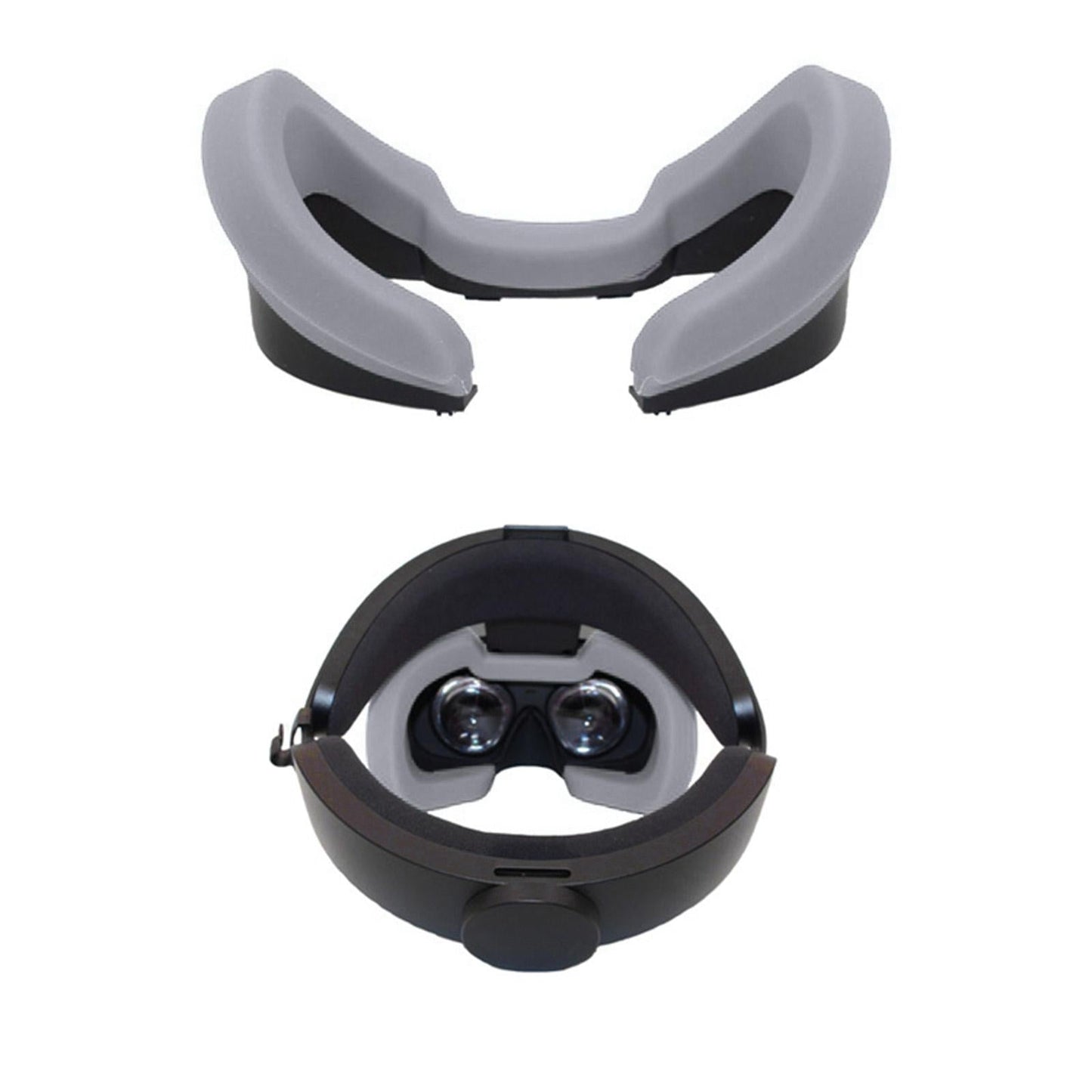 Silicone Cover VR Face Pad For Oculus Rift S Replacement Pad Cover Gray