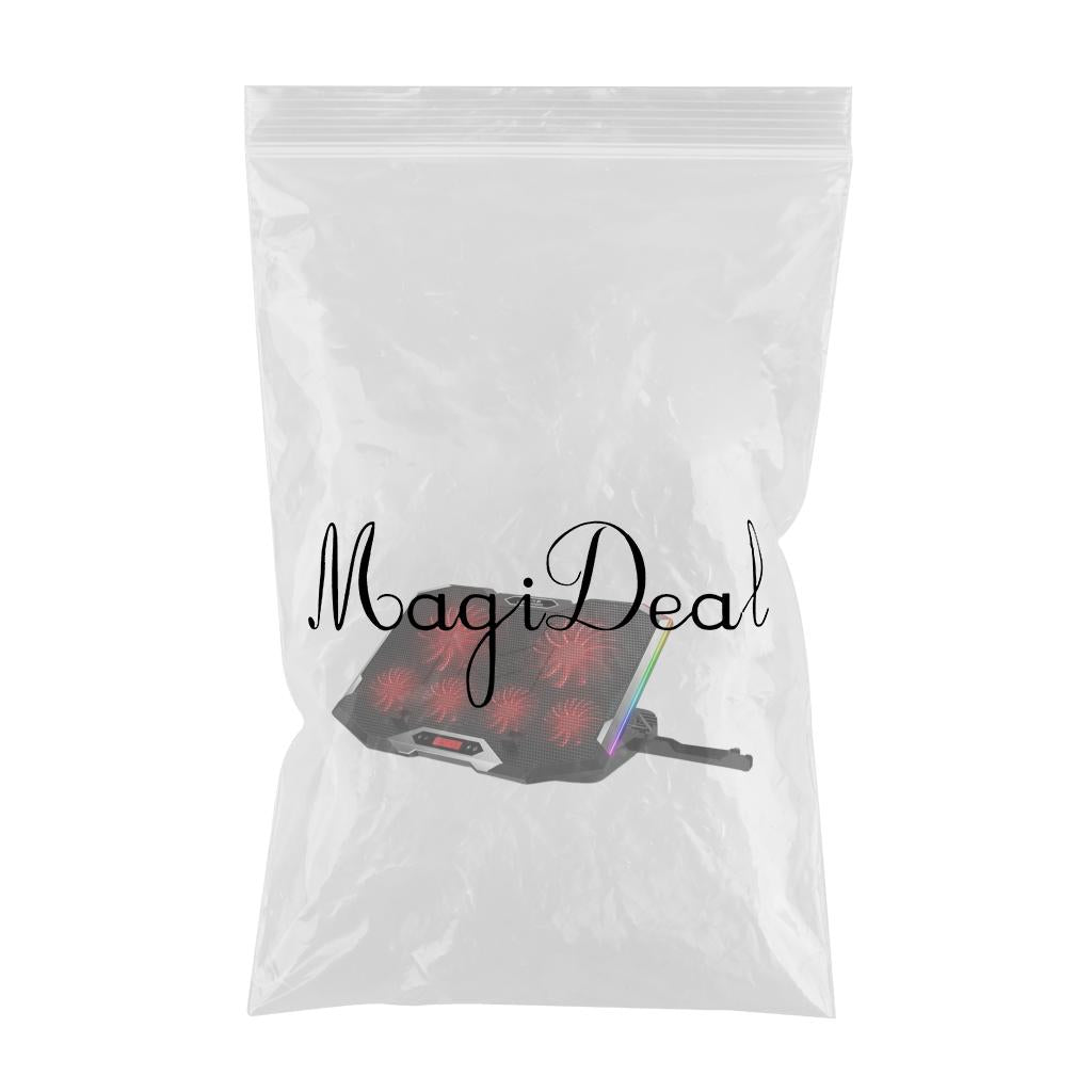 Gaming RGB Laptop Cooler Stand Cooling Pad for 12 to 18 Notebook Red"