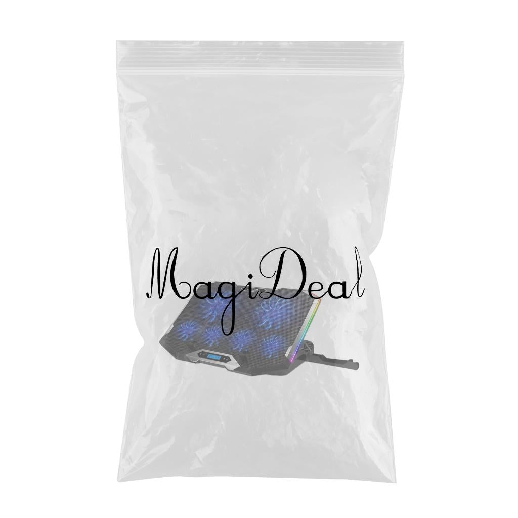 Gaming RGB Laptop Cooler Stand Cooling Pad for 12 to 18 Notebook Blue"