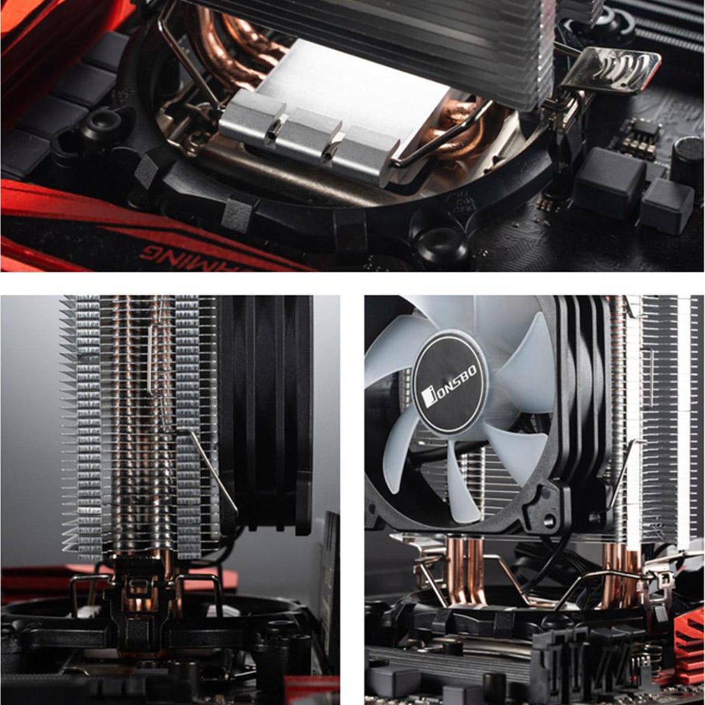 CR1200 Tower CPU Cooler Computer Cooling Fans 9cm Efficient 2300 rpm Compact