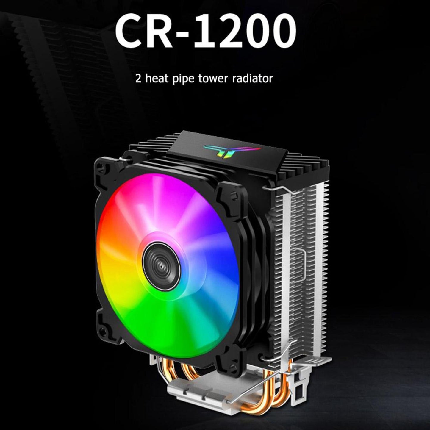 CR1200 Tower CPU Cooler Computer Cooling Fans 9cm Efficient 2300 rpm Compact