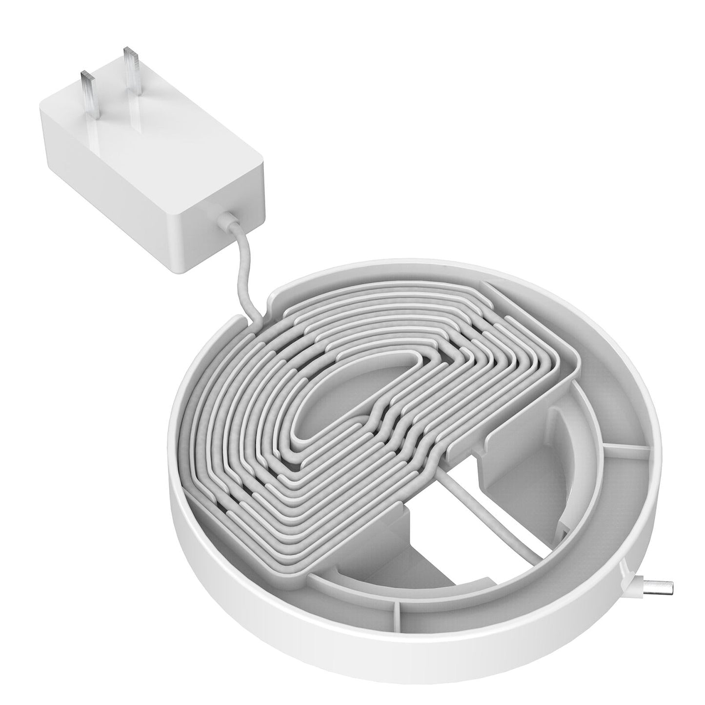 Compact Holder Stand Bracket for Echo Show 10 Smart Speaker White