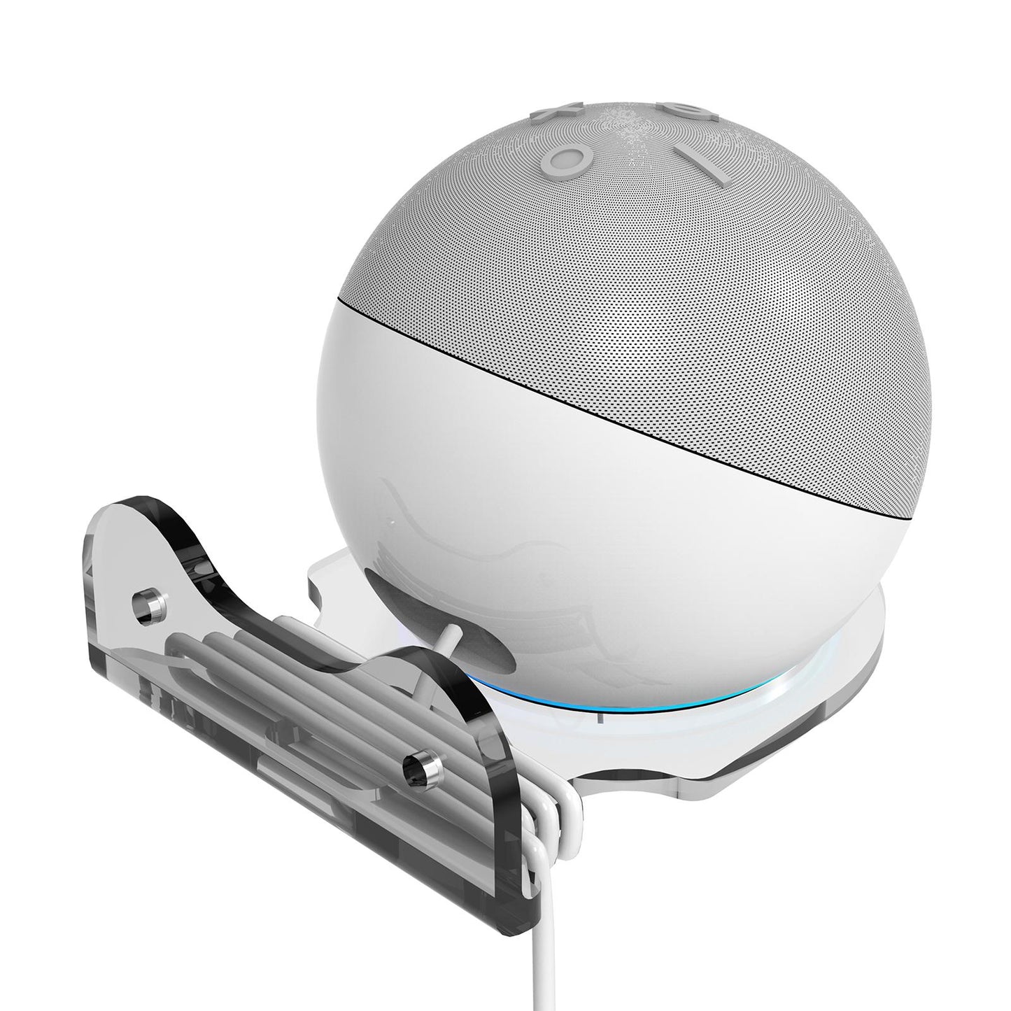 Wall Mount Holder Bracket for Echo dot 1/2/3/4 Audio Speaker Transparent