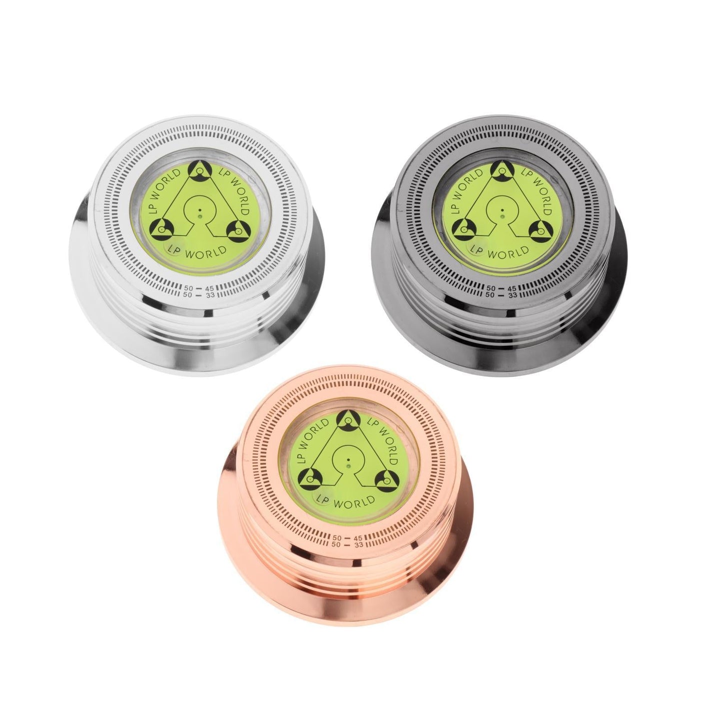 LP Vinyl Record Player 50Hz Turntable Disc Record Stabilizer Black